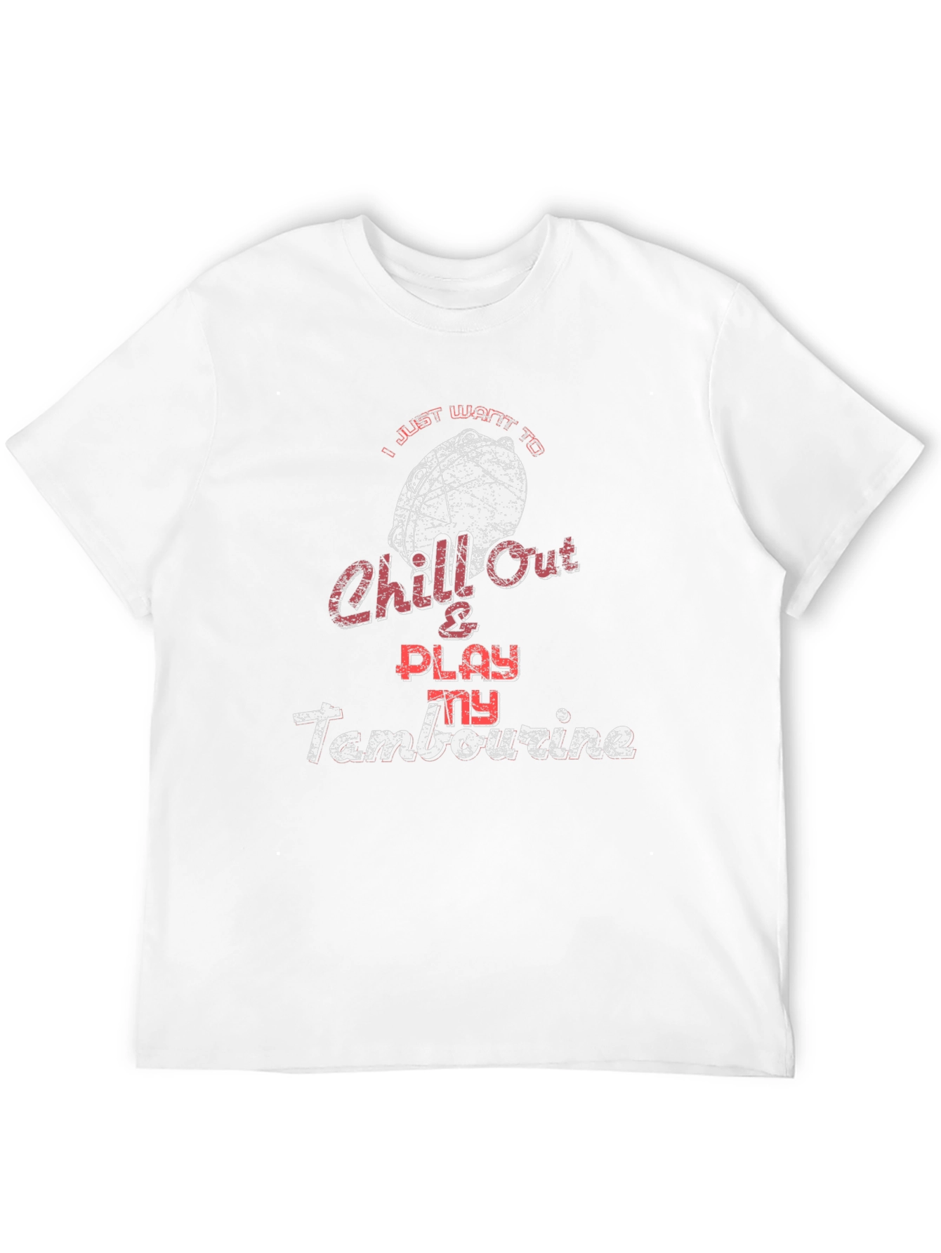 Chill Out & Play Tambourine Graphic T-Shirt
