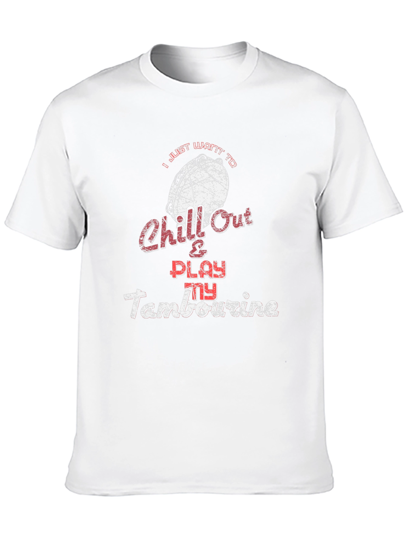 Chill Out & Play Tambourine Graphic T-Shirt