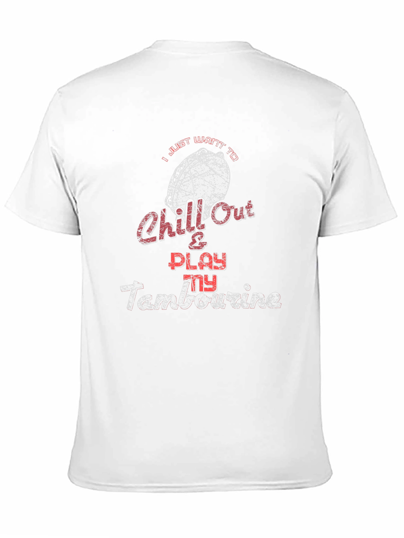 Chill Out & Play Tambourine Graphic T-Shirt