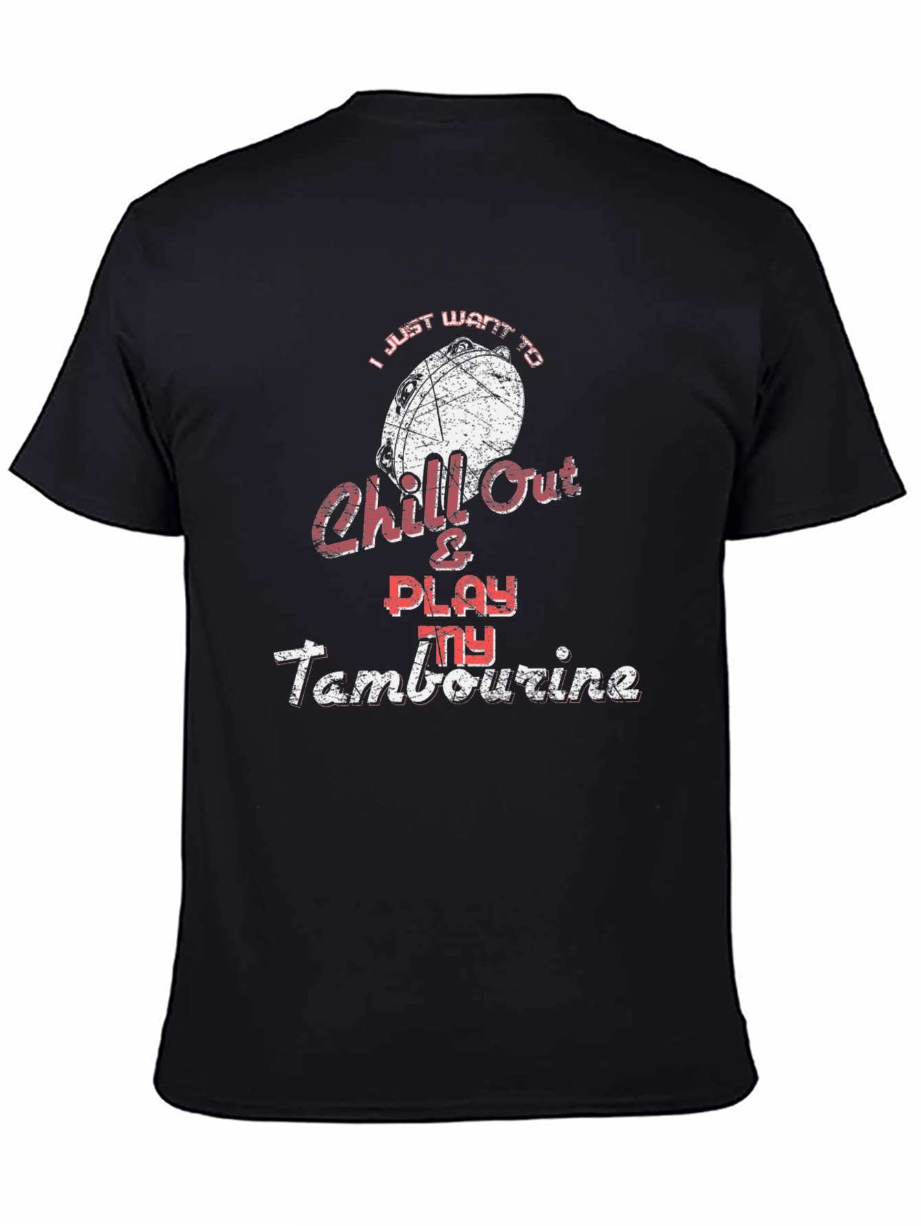 Chill Out & Play Tambourine Graphic T-Shirt