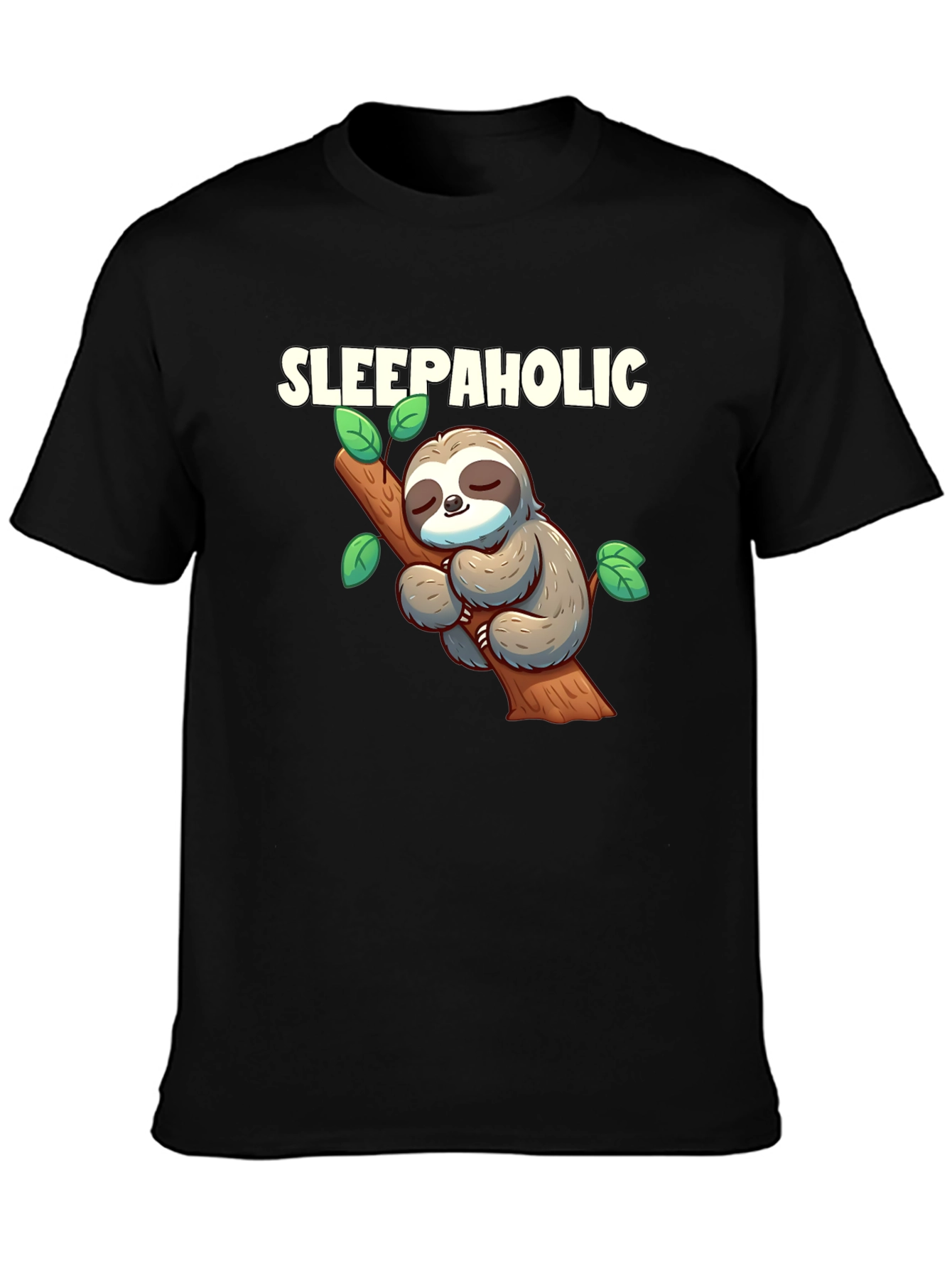 Sleepaholic Sloth Graphic T-Shirt - Unisex