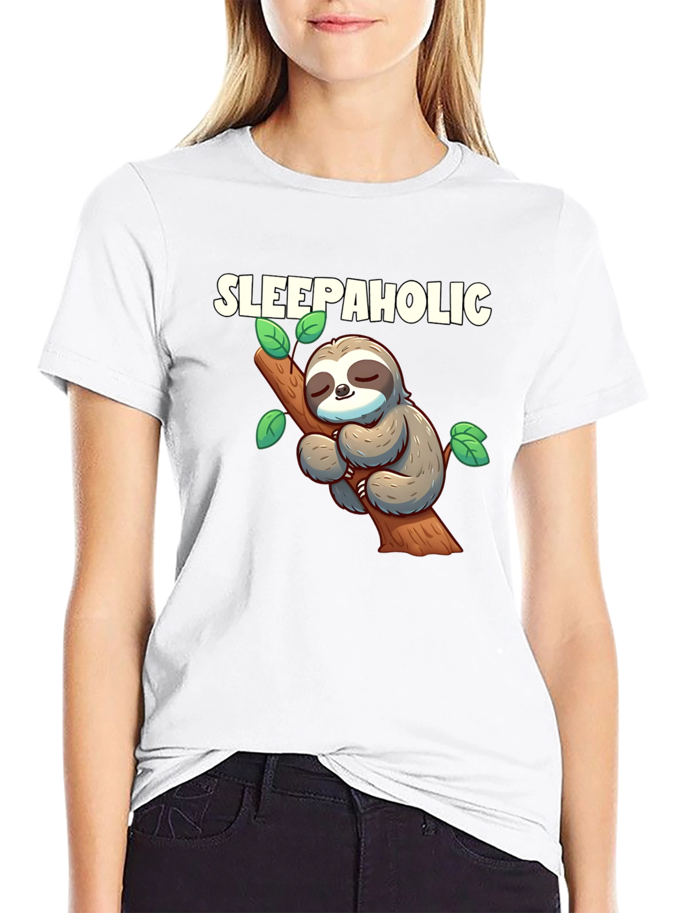 Sleepaholic Sloth Graphic T-Shirt - Unisex
