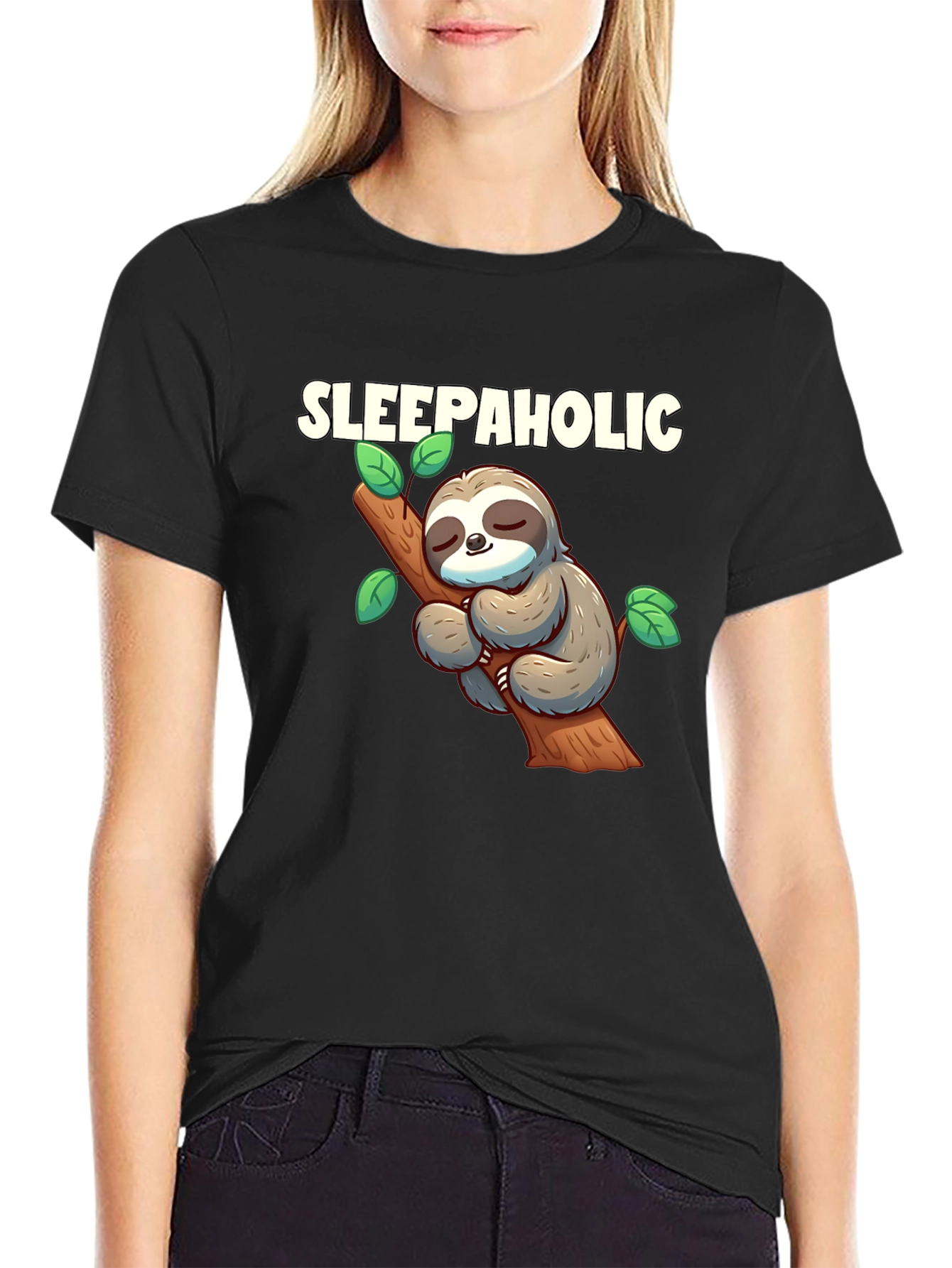 Sleepaholic Sloth Graphic T-Shirt - Unisex