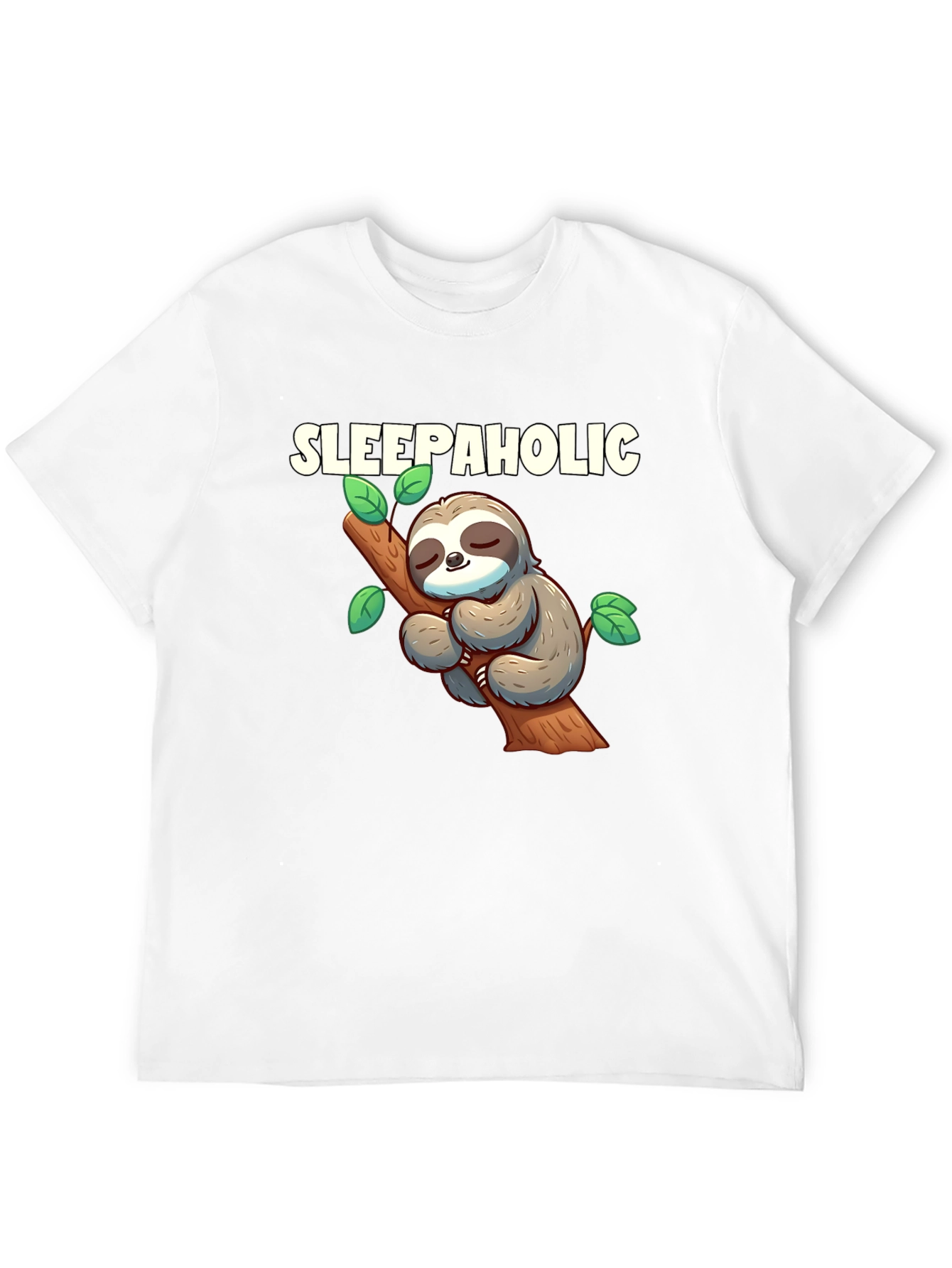Sleepaholic Sloth Graphic T-Shirt - Unisex