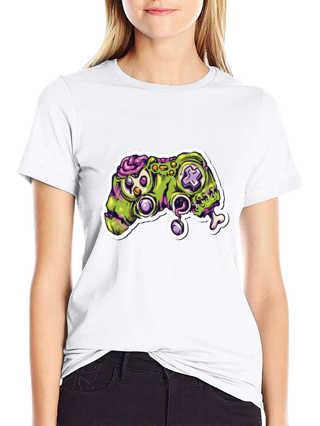 Zombie Gamer T-Shirt - Controller Design