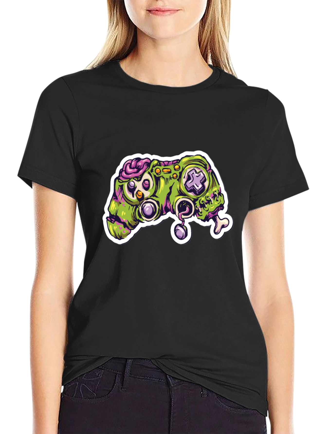 Zombie Gamer T-Shirt - Controller Design