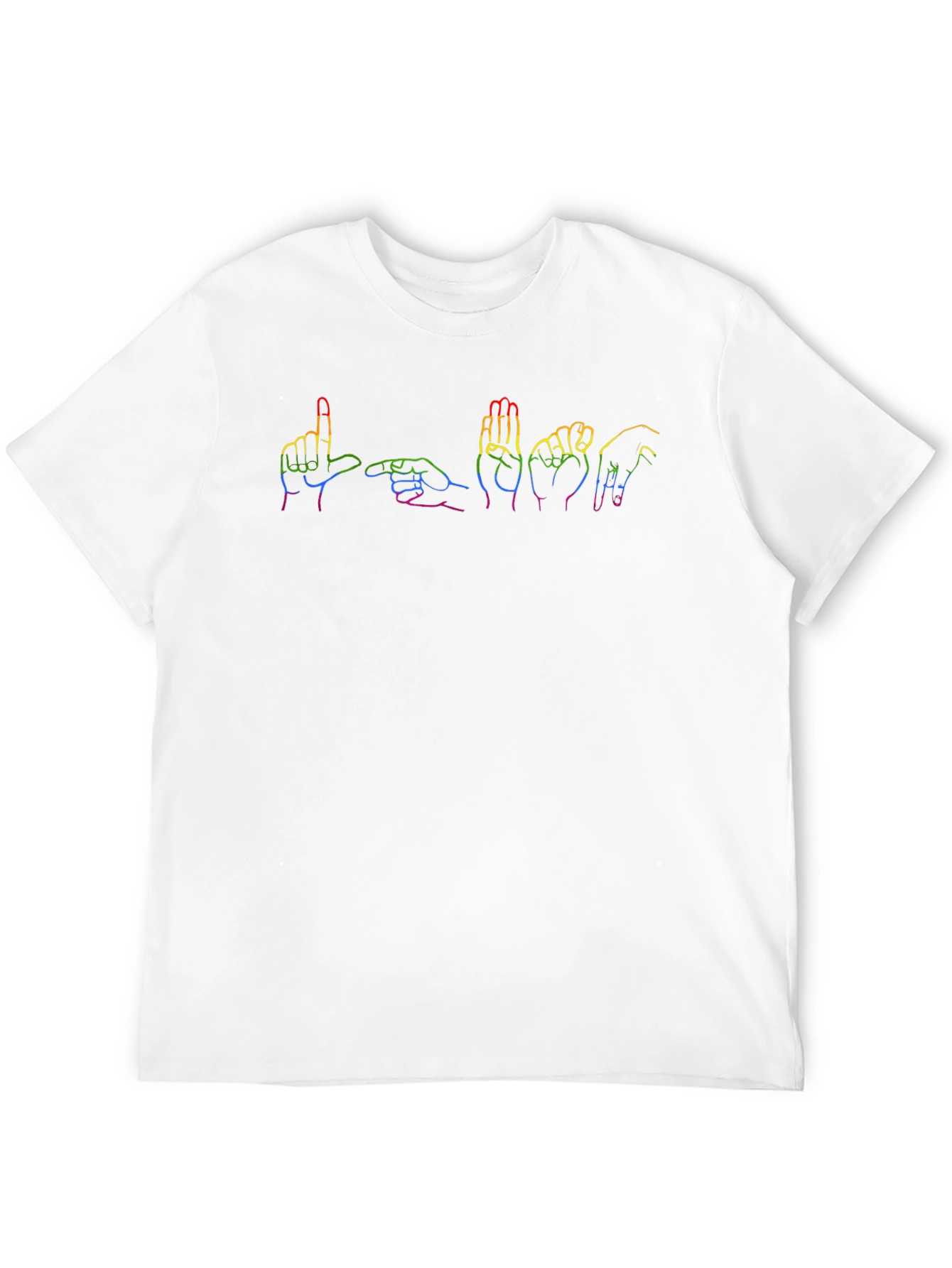 Rainbow Sign Language Pride T-Shirt
