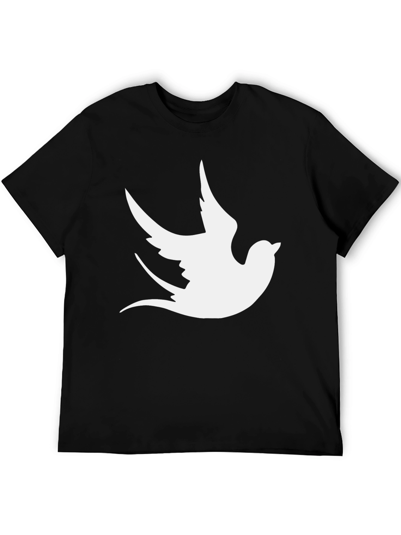 Dove Graphic Print Black T-Shirt