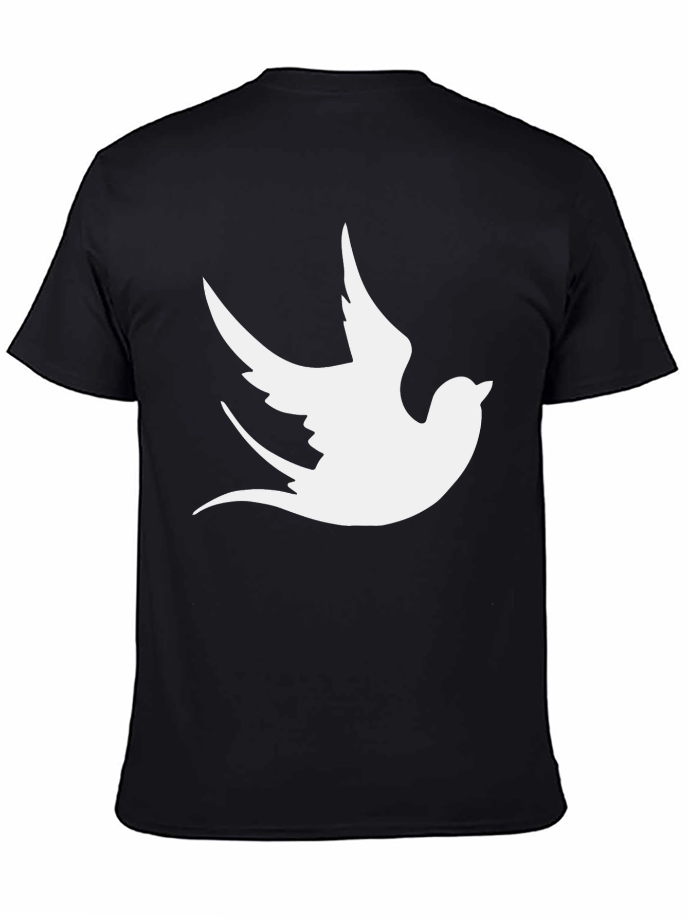Dove Graphic Print Black T-Shirt