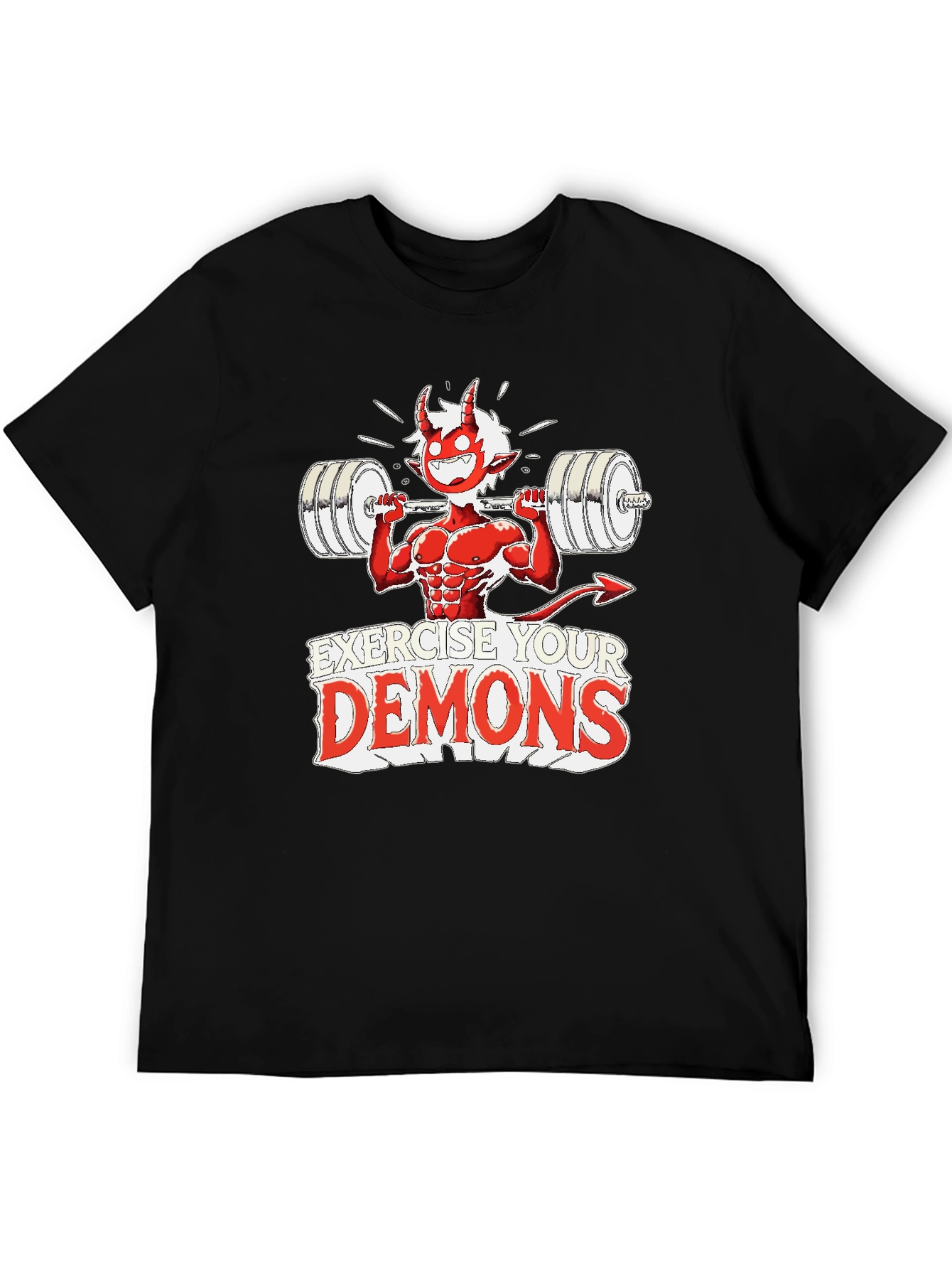 Exercise Your Demons Graphic Tee - Black