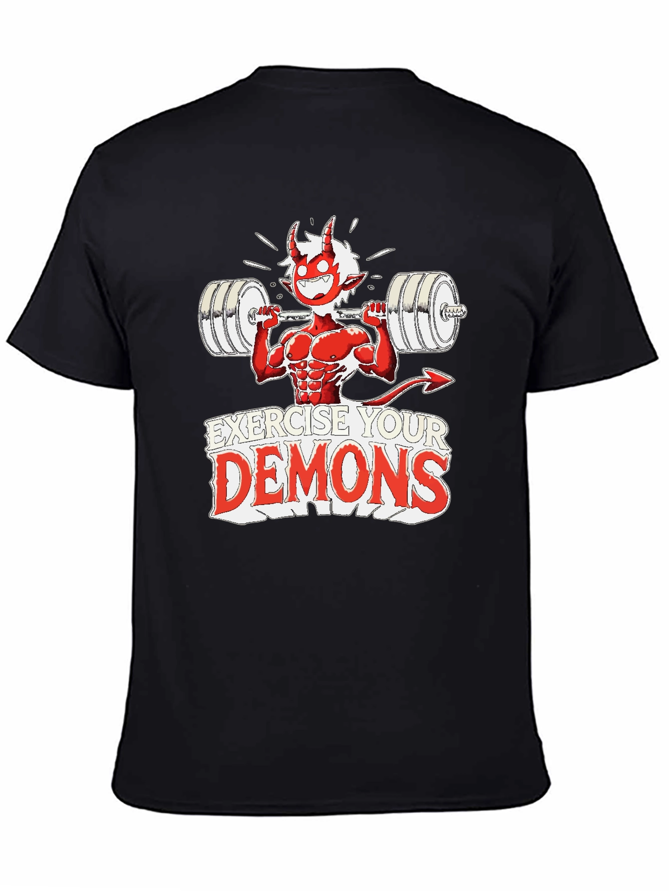 Exercise Your Demons Graphic Tee - Black
