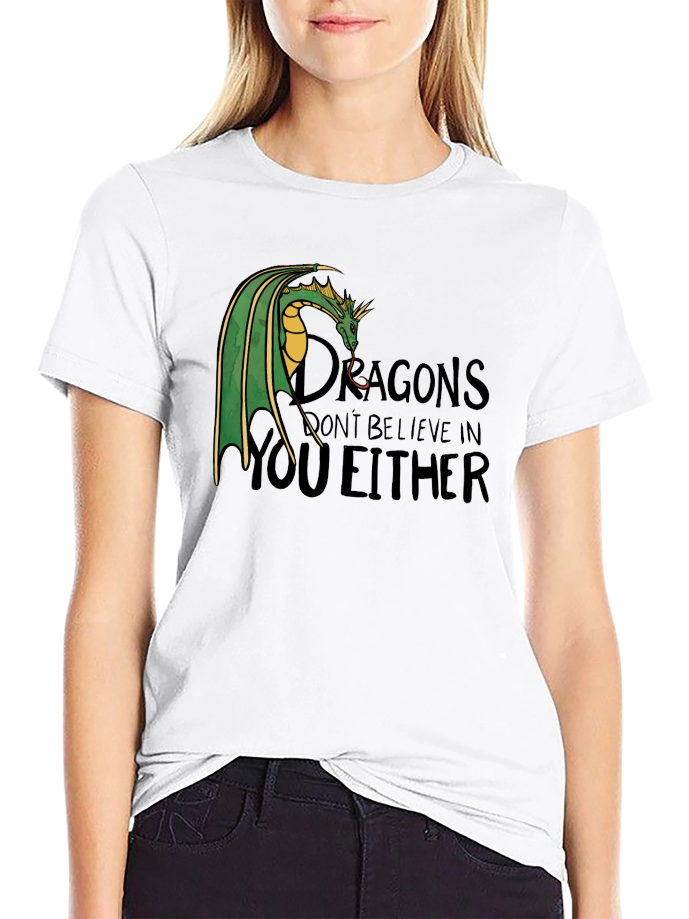 Dragon Graphic T-Shirt - Believe in Dragons