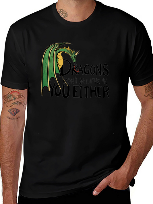 Dragon Graphic T-Shirt - Believe in Dragons