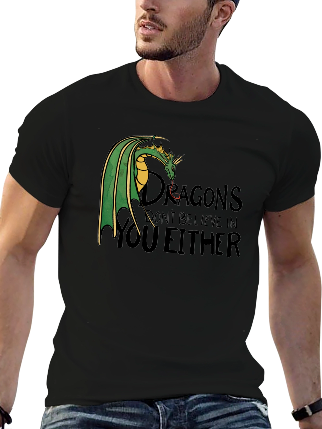 Dragon Graphic T-Shirt - Believe in Dragons