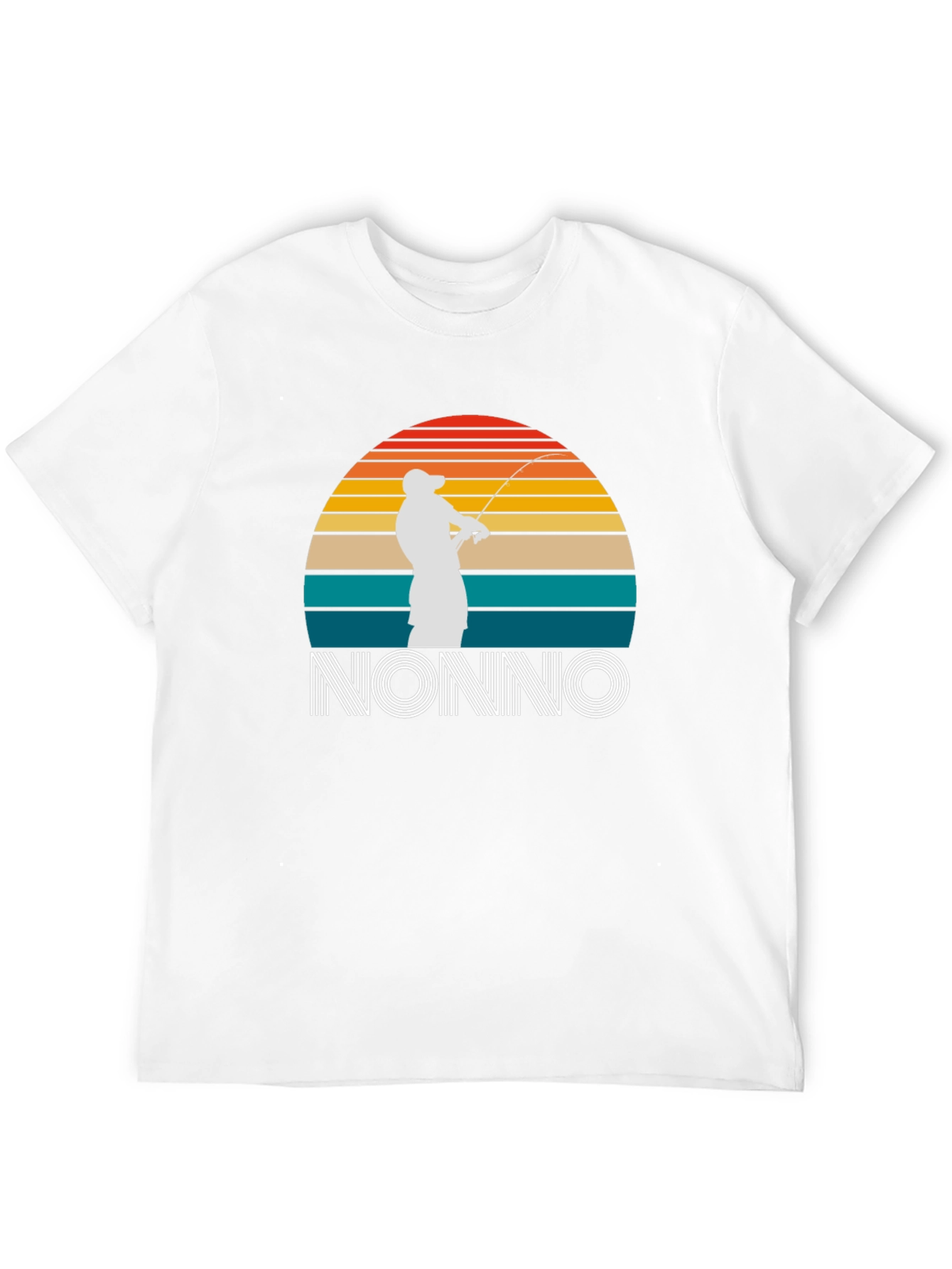 Nonno Fisherman Sunset Graphic T-Shirt