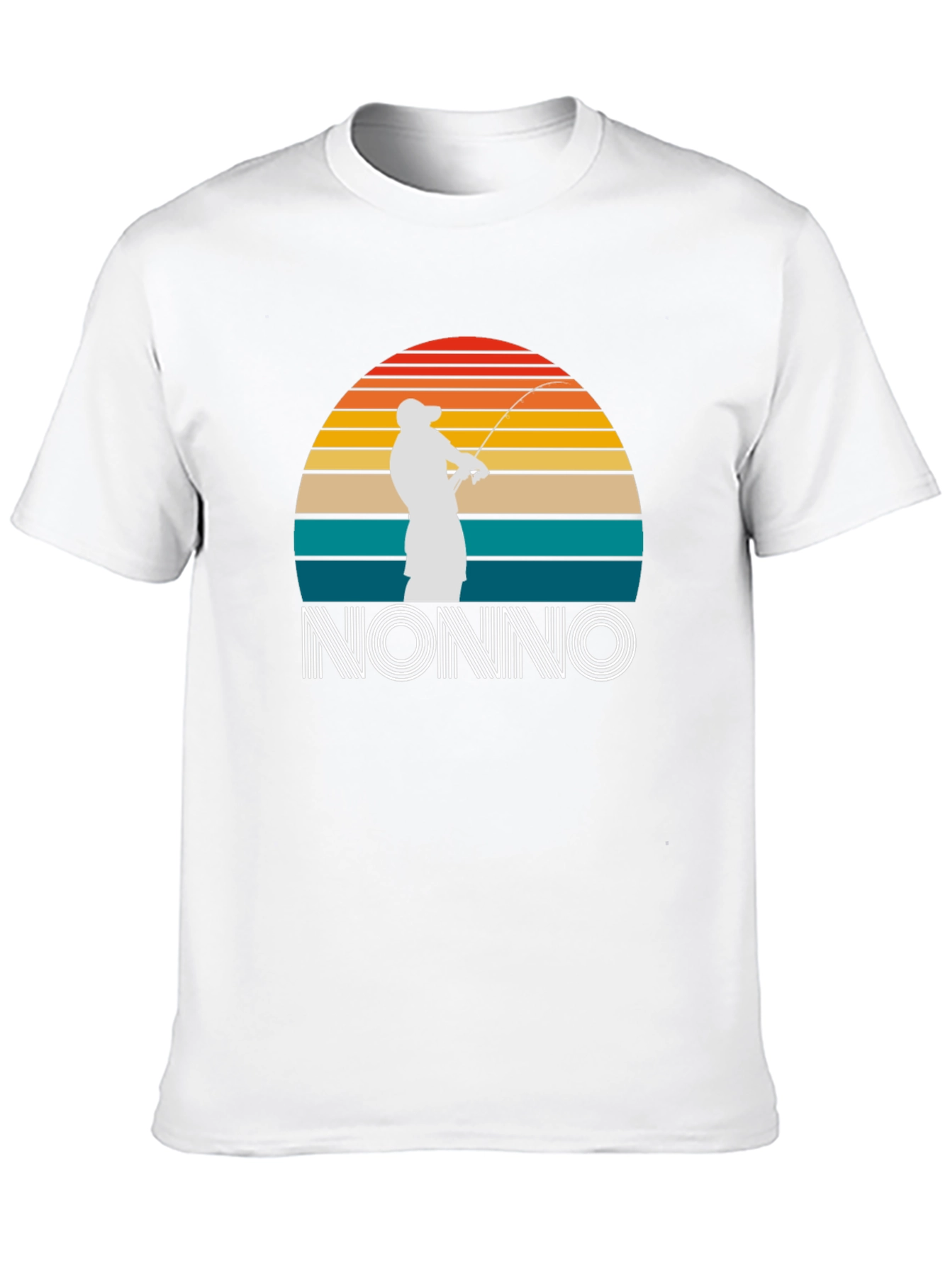Nonno Fisherman Sunset Graphic T-Shirt