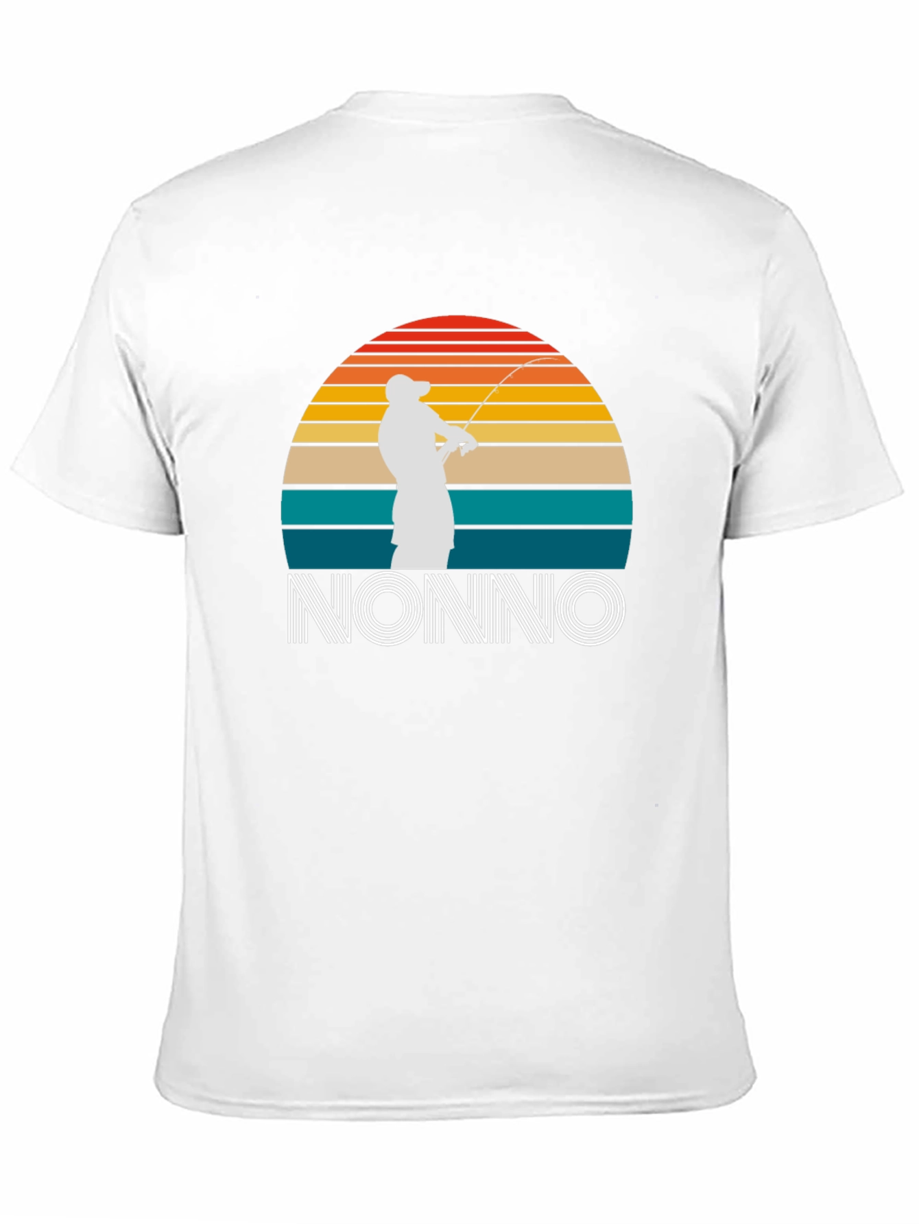 Nonno Fisherman Sunset Graphic T-Shirt