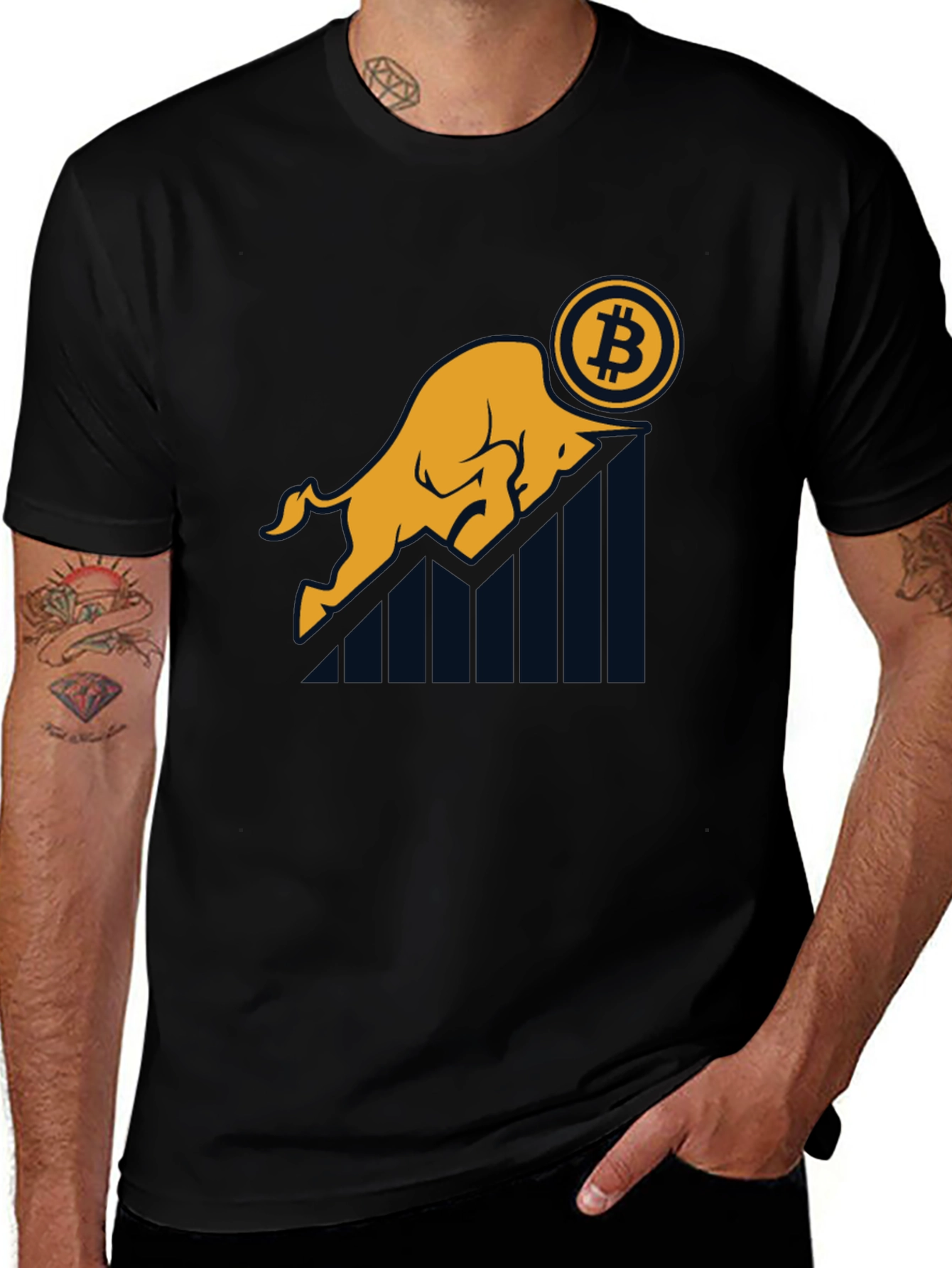 Bitcoin Bull Run T-Shirt - Crypto Investor Tee