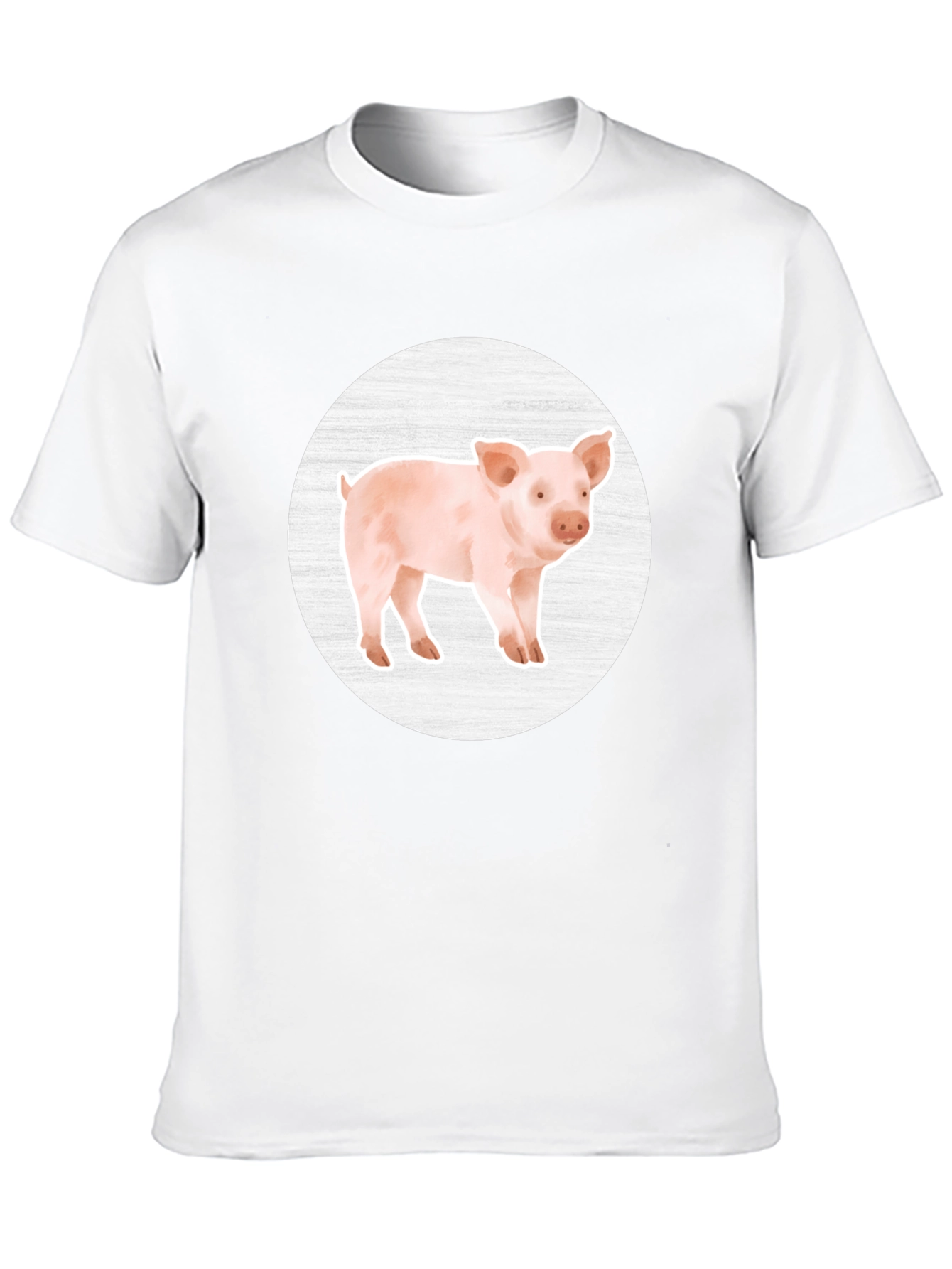 Pig Graphic Tee - Farm Animal T-Shirt