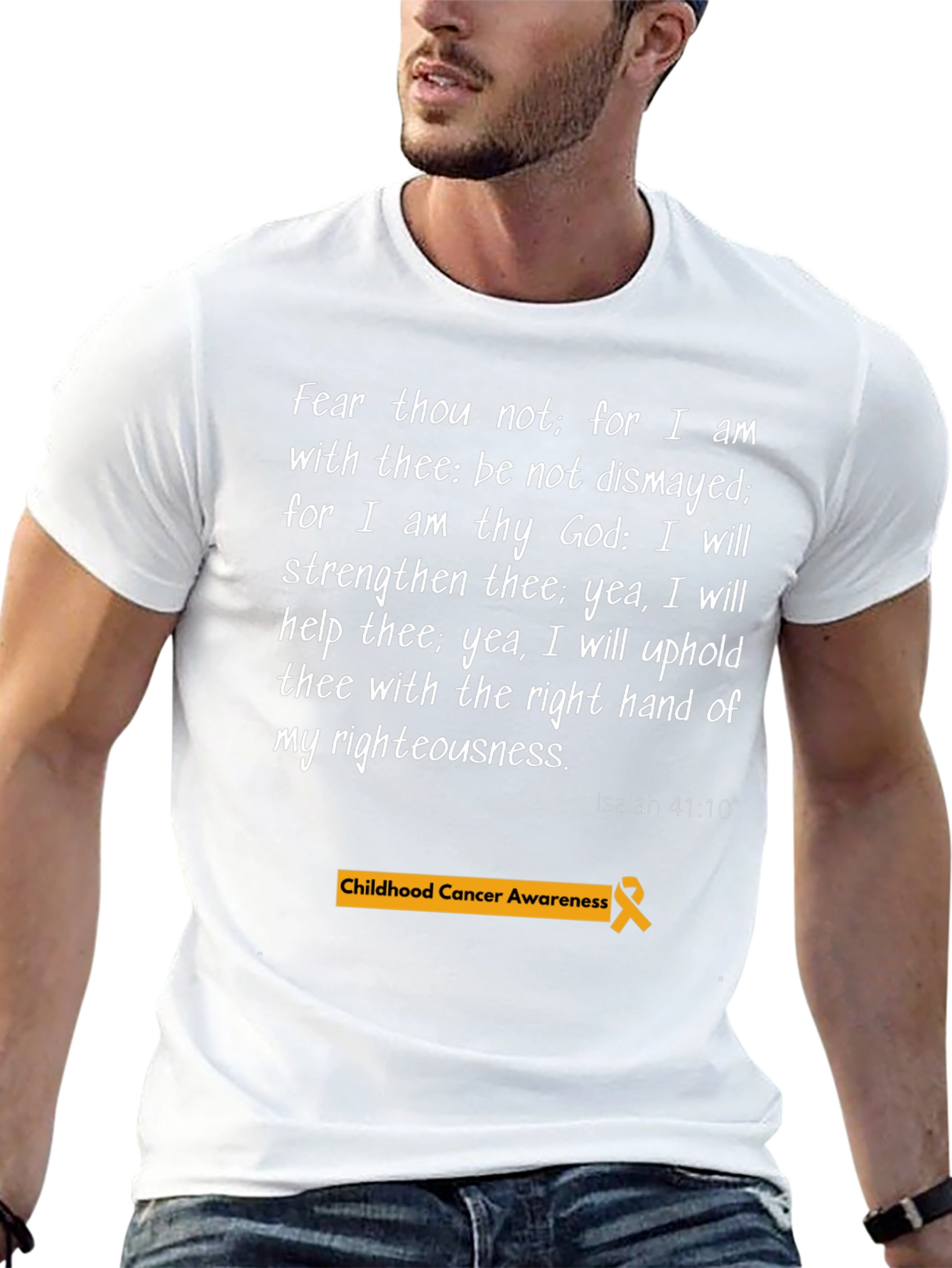 Faith-Based Childhood Cancer Awareness T-Shirt