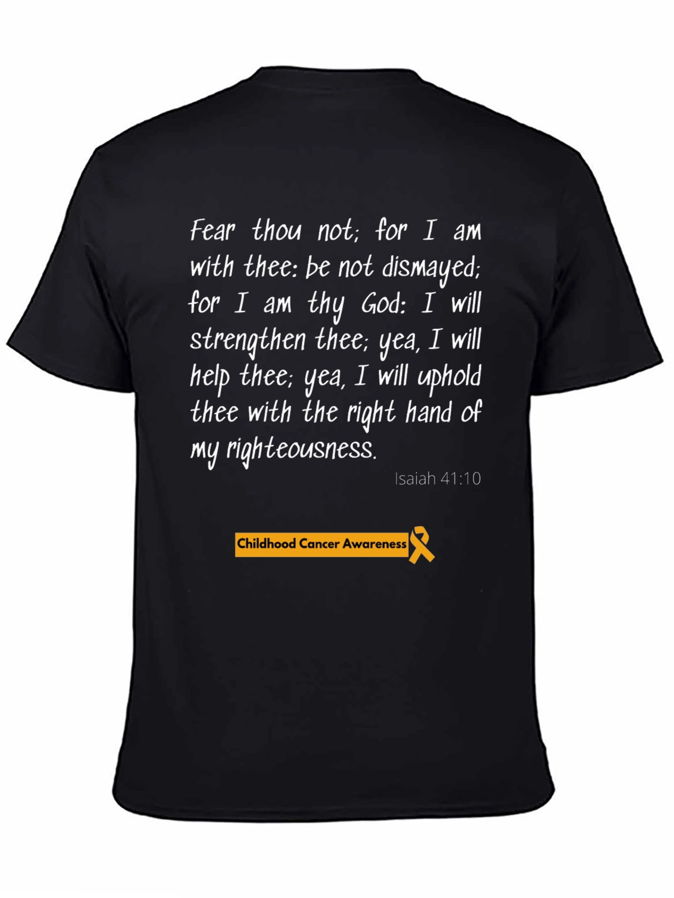 Faith-Based Childhood Cancer Awareness T-Shirt