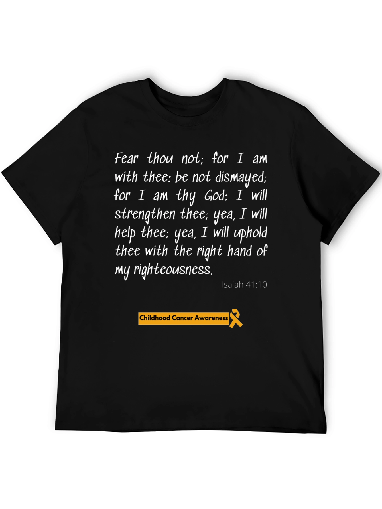Faith-Based Childhood Cancer Awareness T-Shirt