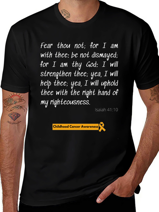 Faith-Based Childhood Cancer Awareness T-Shirt
