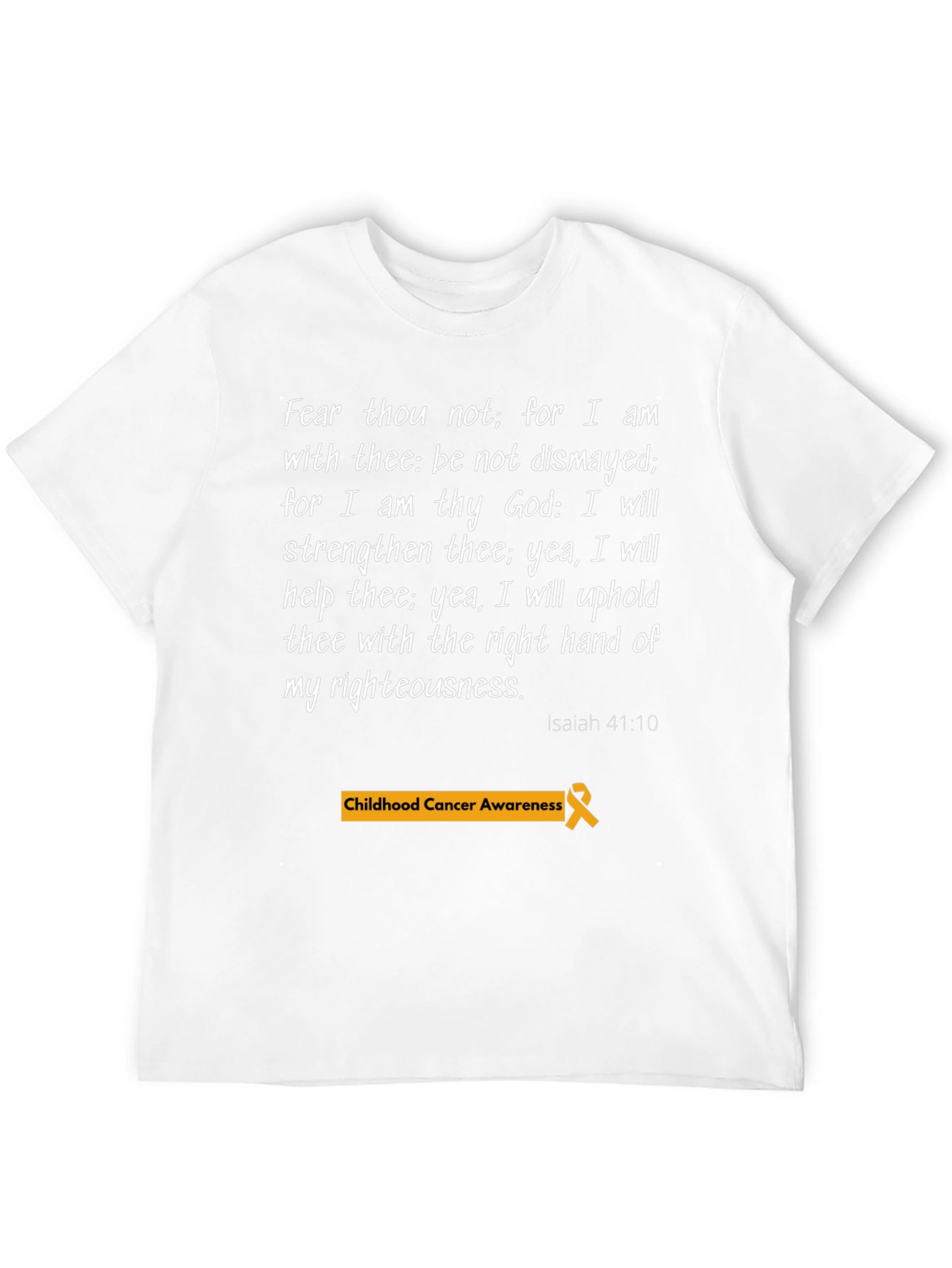 Faith-Based Childhood Cancer Awareness T-Shirt
