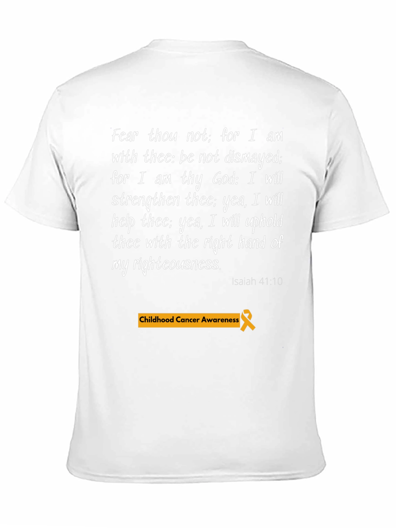 Faith-Based Childhood Cancer Awareness T-Shirt