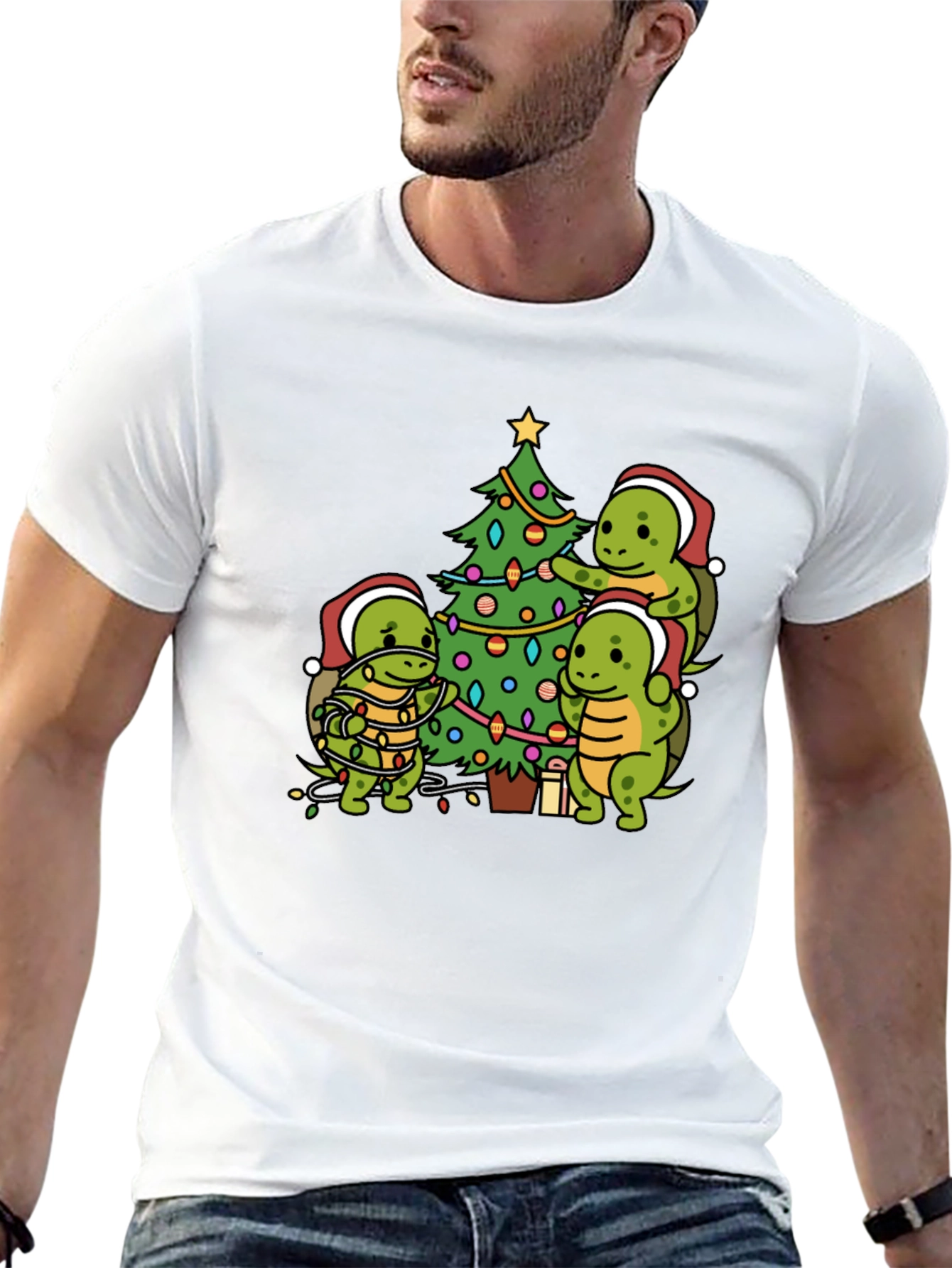 Turtle Christmas Tree T-Shirt