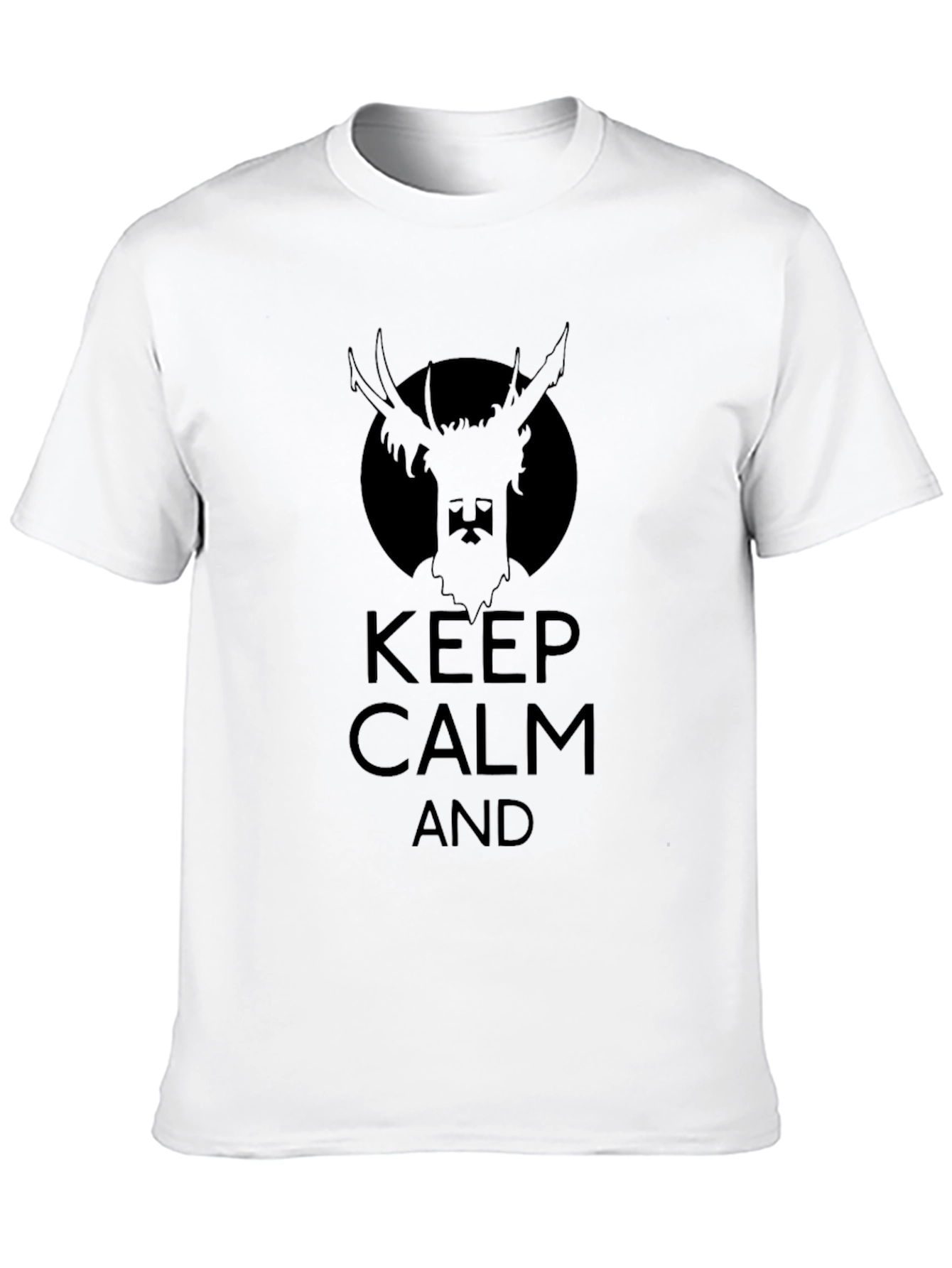 Keep Calm Bearded Deer T-Shirt