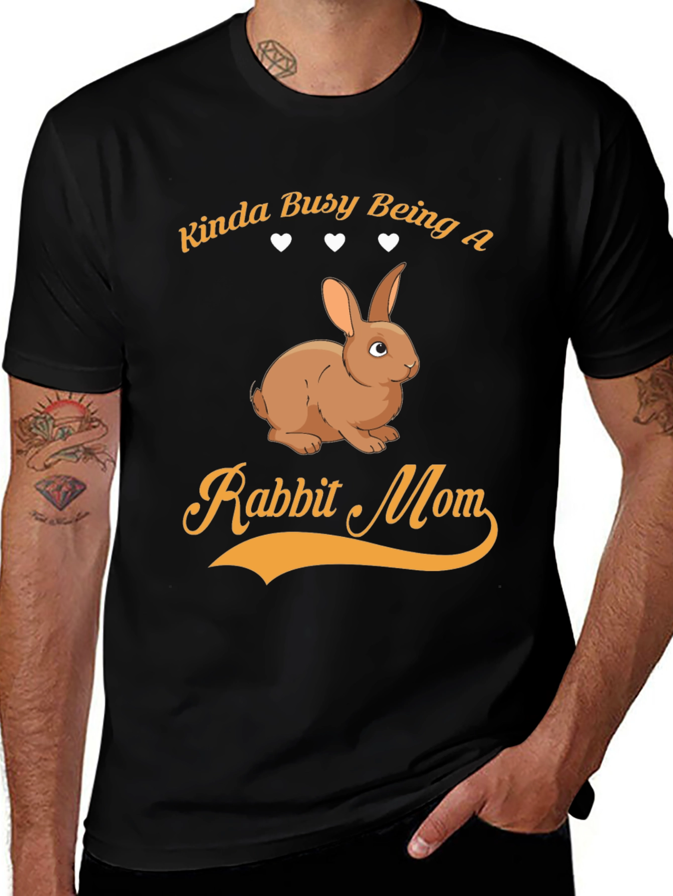 Kinda Busy Being a Rabbit Mom T-Shirt
