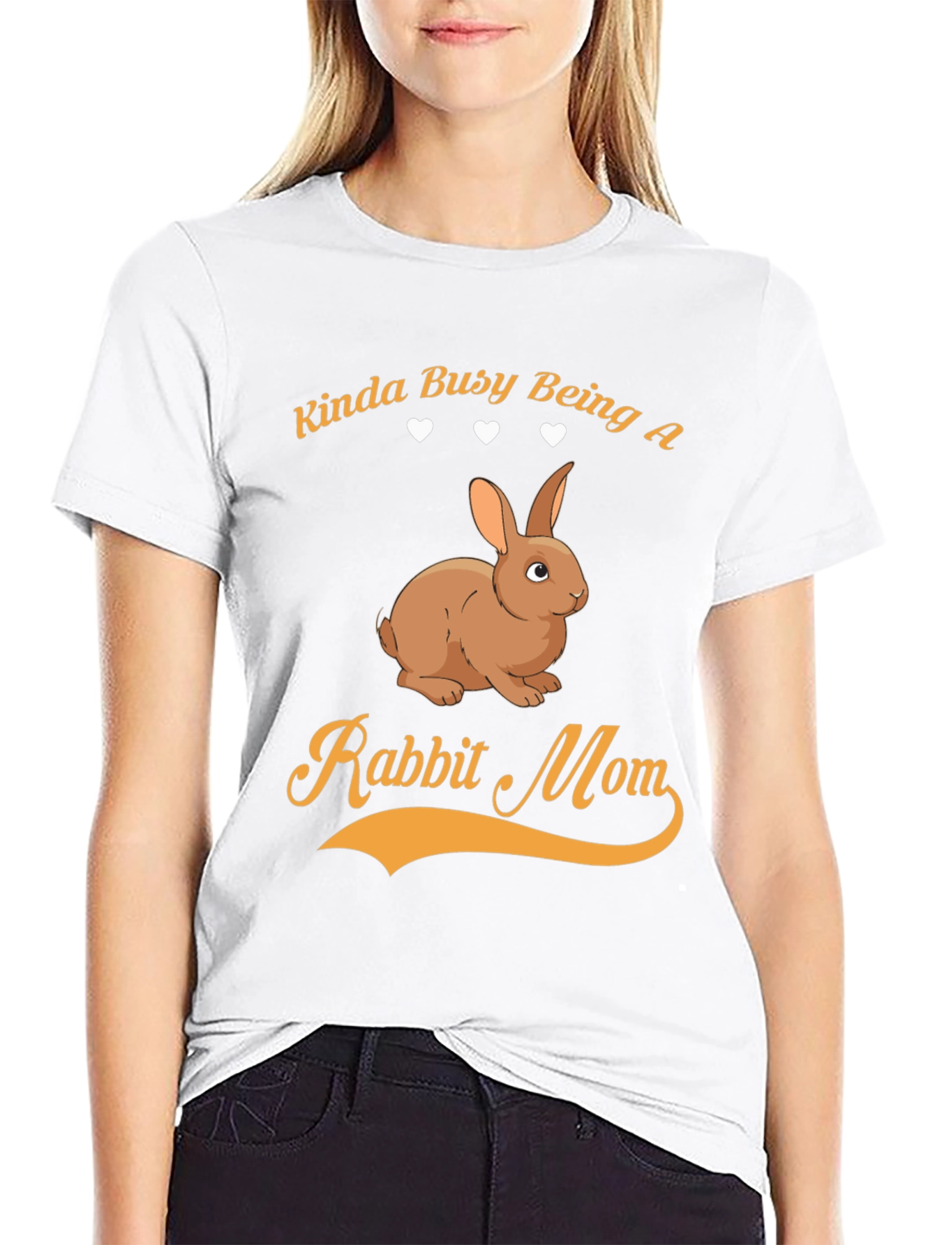 Kinda Busy Being a Rabbit Mom T-Shirt
