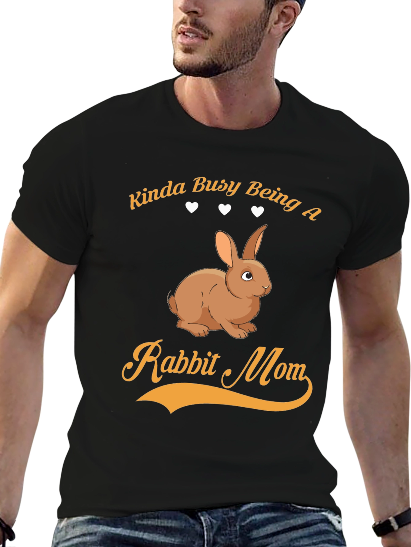 Kinda Busy Being a Rabbit Mom T-Shirt