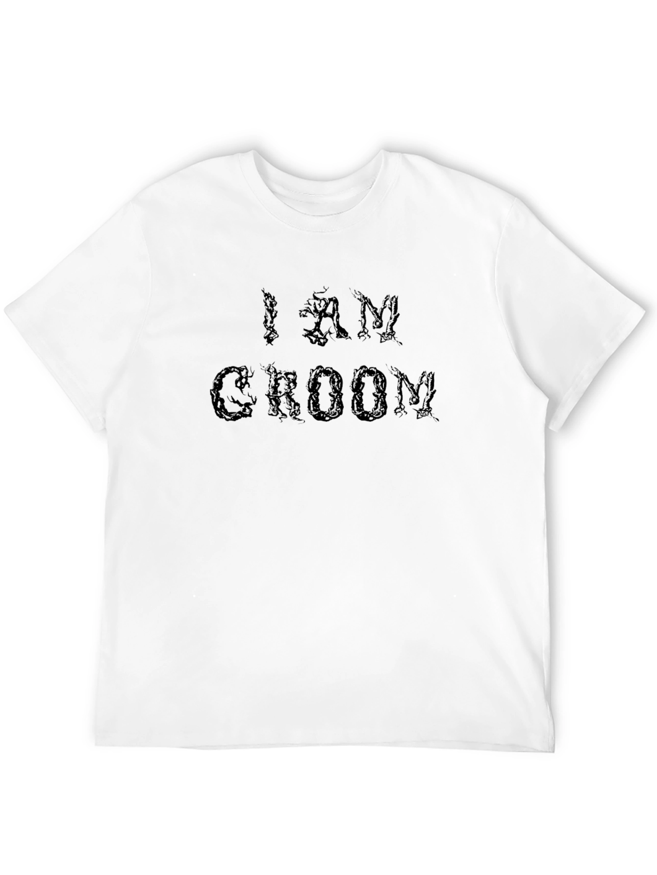 I AM GROOM Novelty Black T-Shirt
