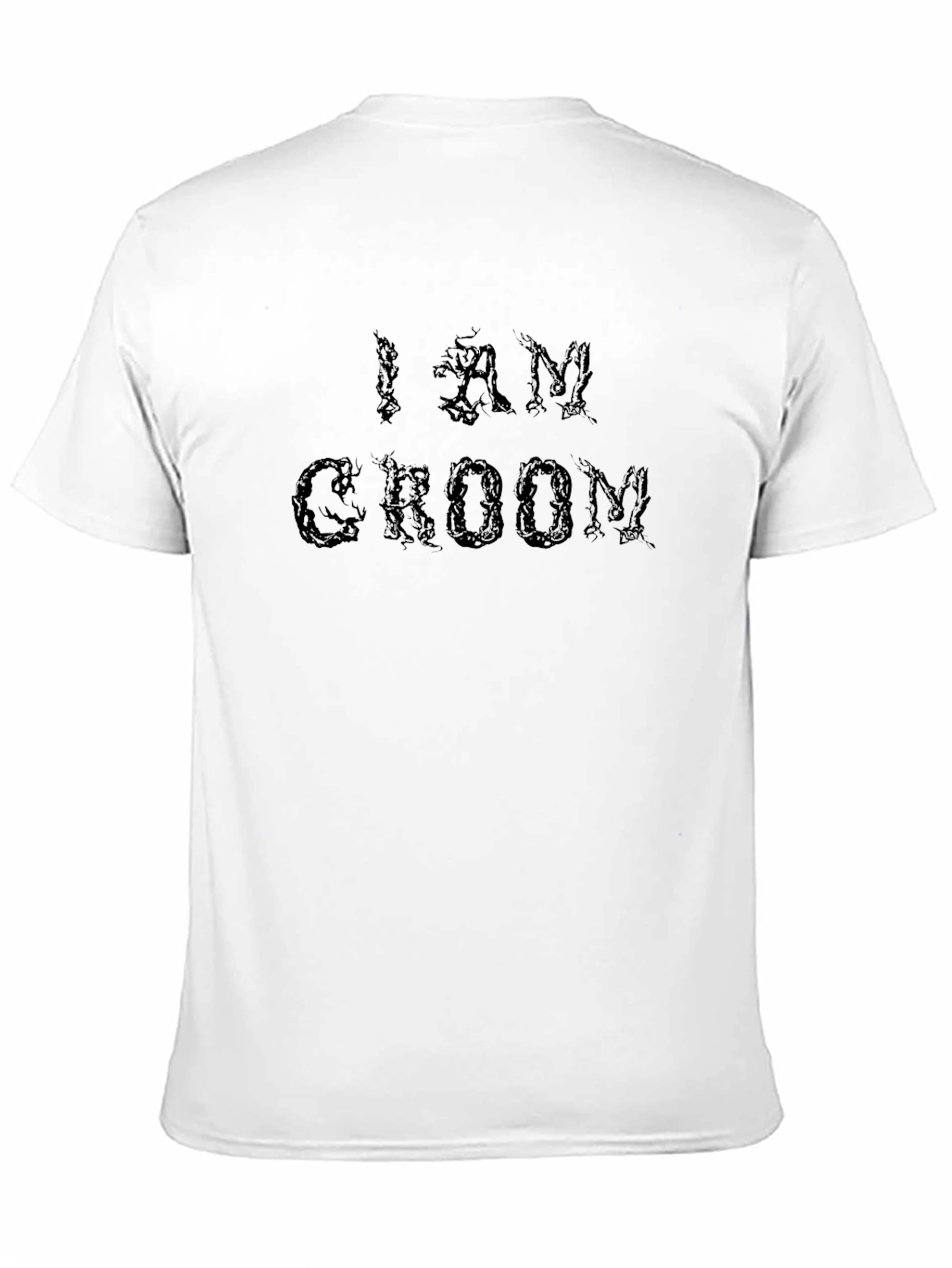 I AM GROOM Novelty Black T-Shirt