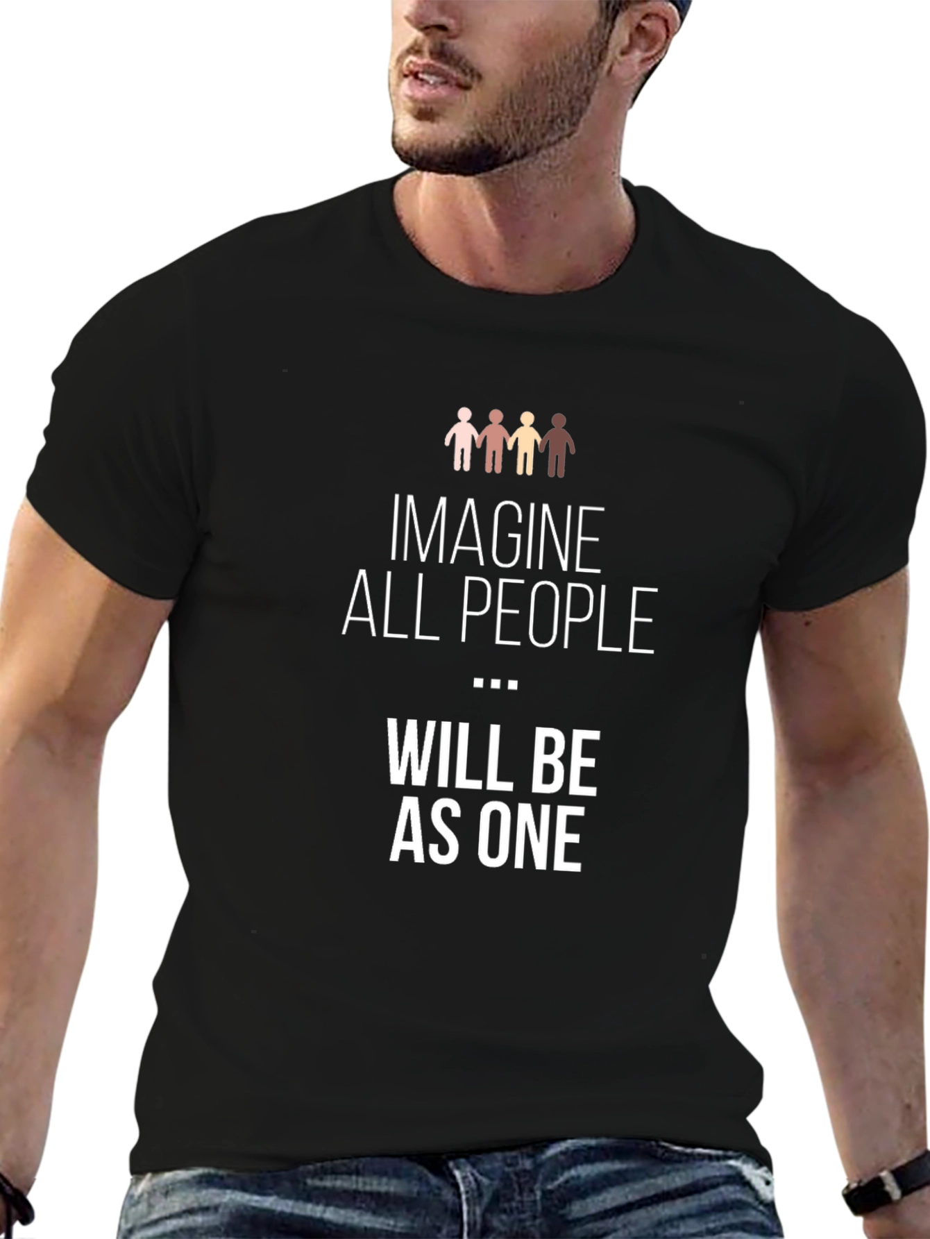 Imagine All People T-Shirt - Unity Graphic Tee