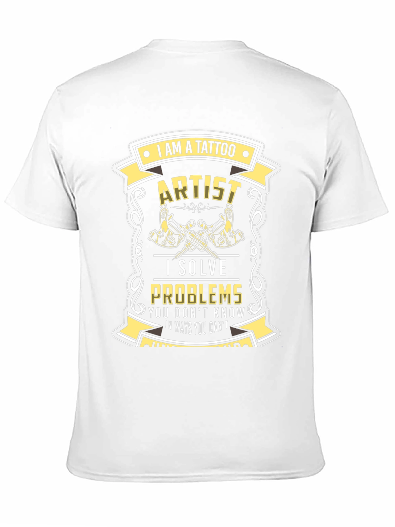 Tattoo Artist Graphic T-Shirt - Solve Problems Design