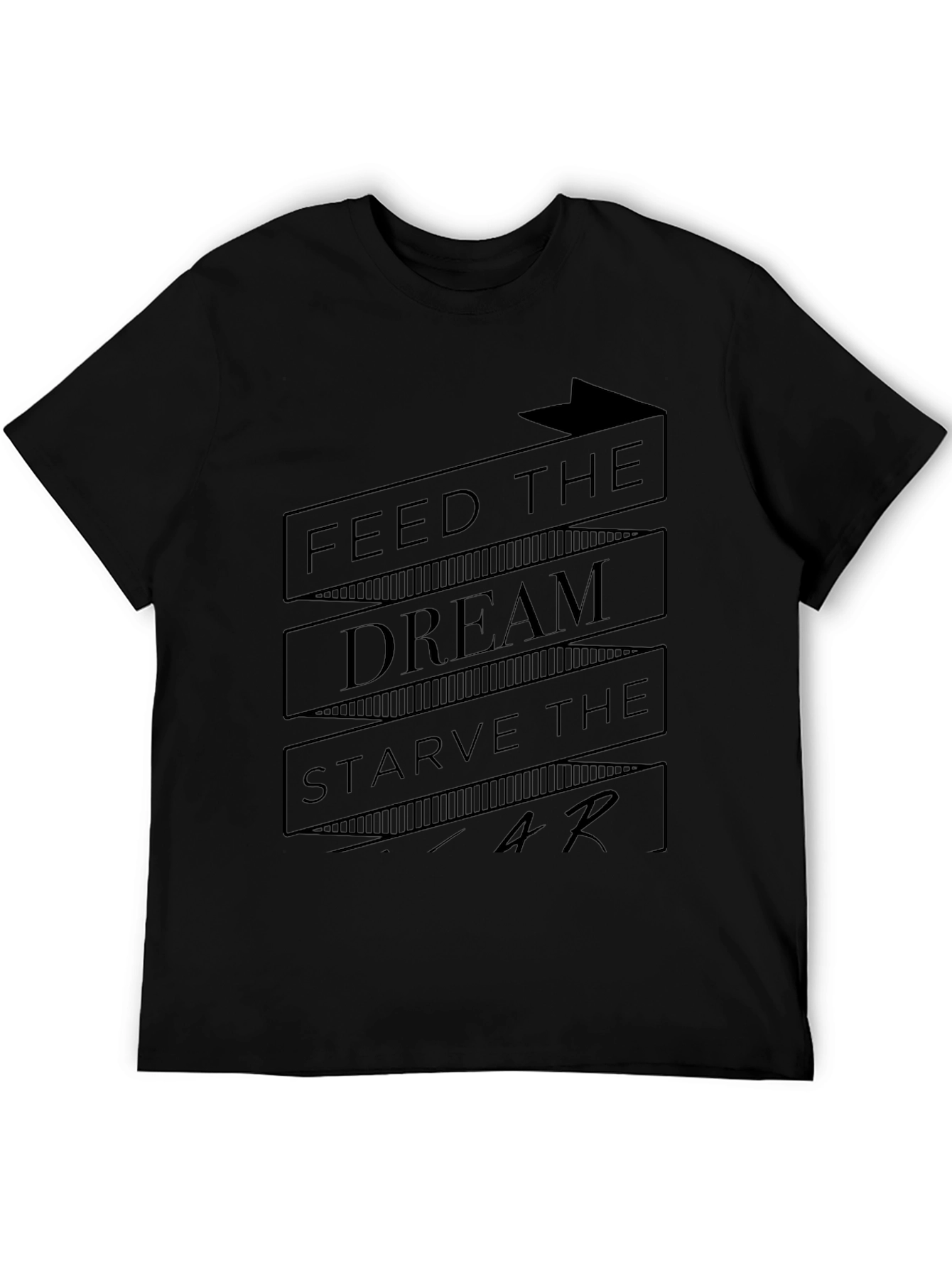 Feed the Dream Graphic Tee - Black