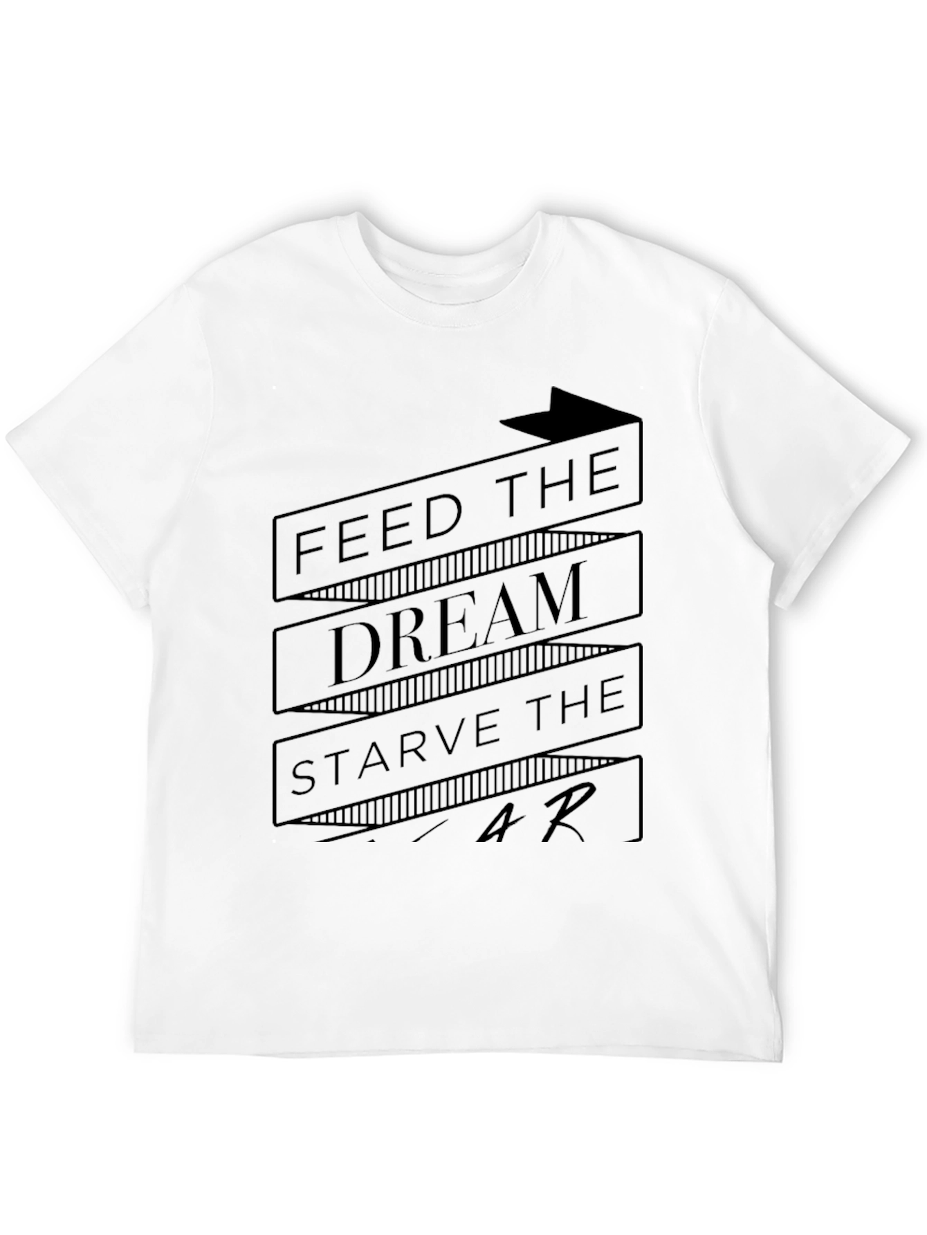 Feed the Dream Graphic Tee - Black