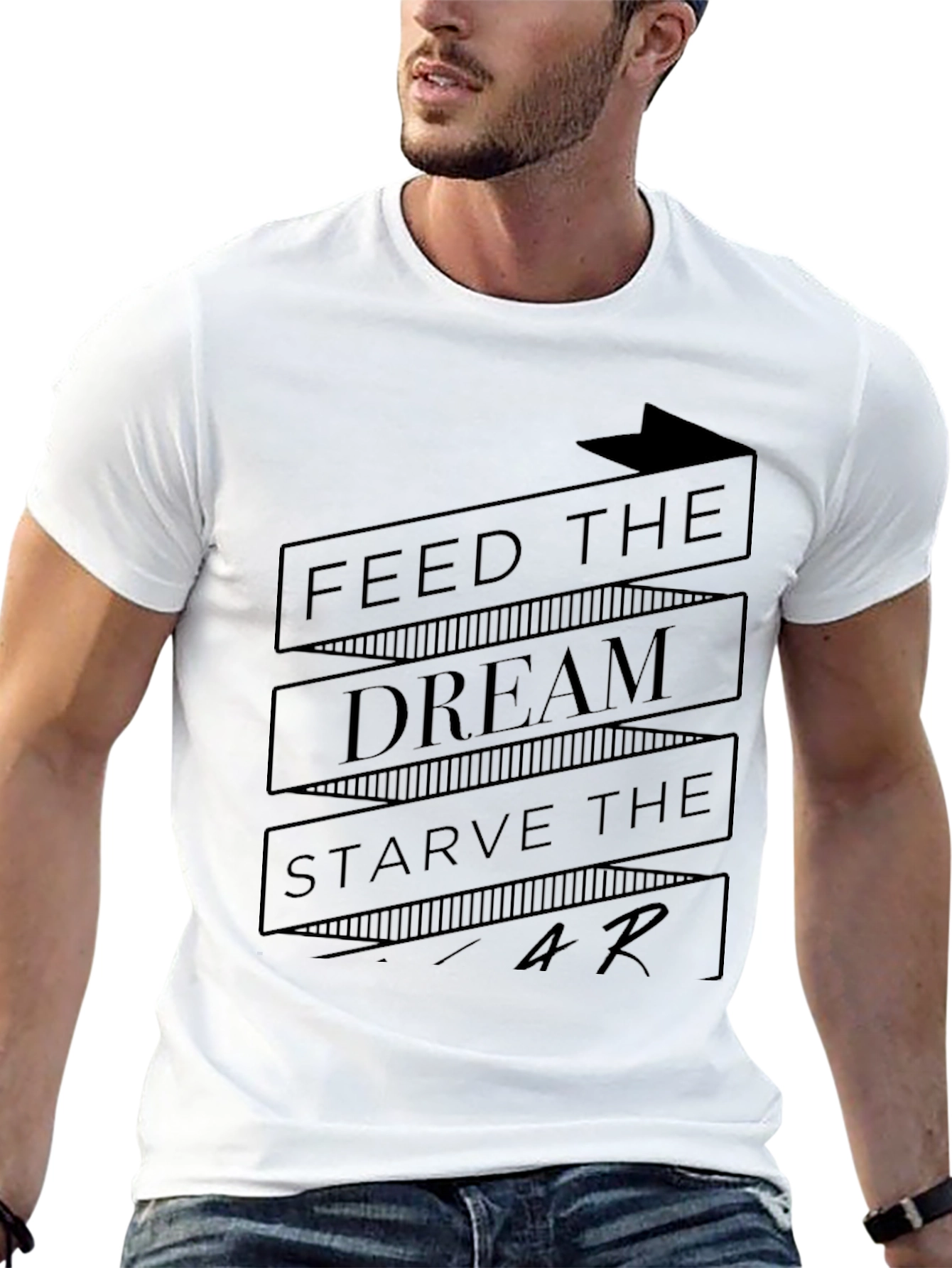 Feed the Dream Graphic Tee - Black