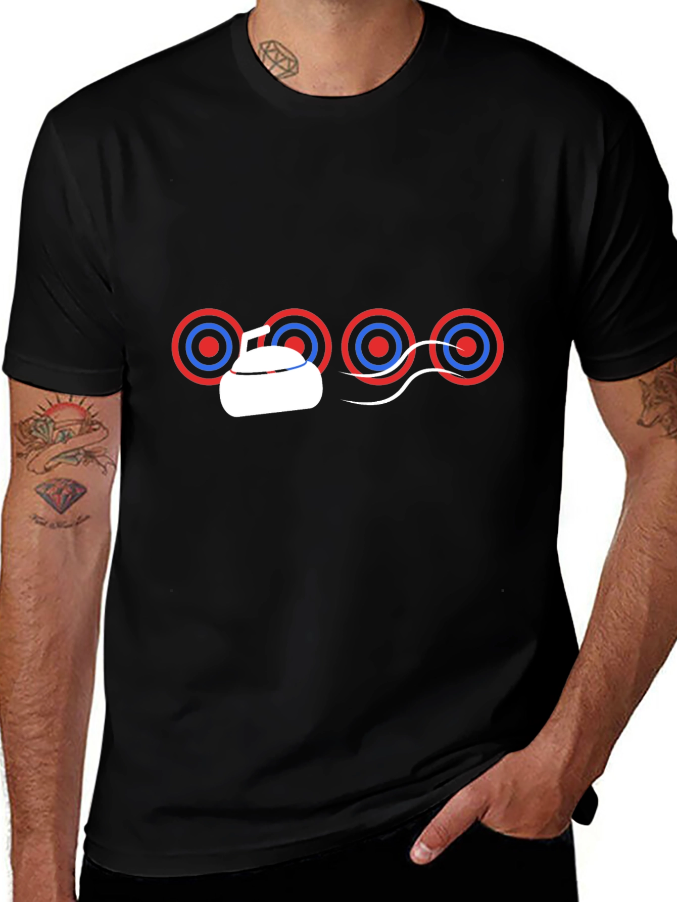 Curling Sport Graphic Tee