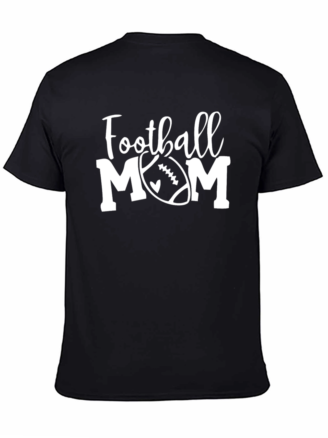 Football Mom T-Shirt - Black