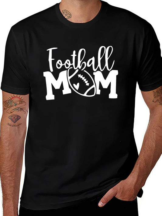 Football Mom T-Shirt - Black