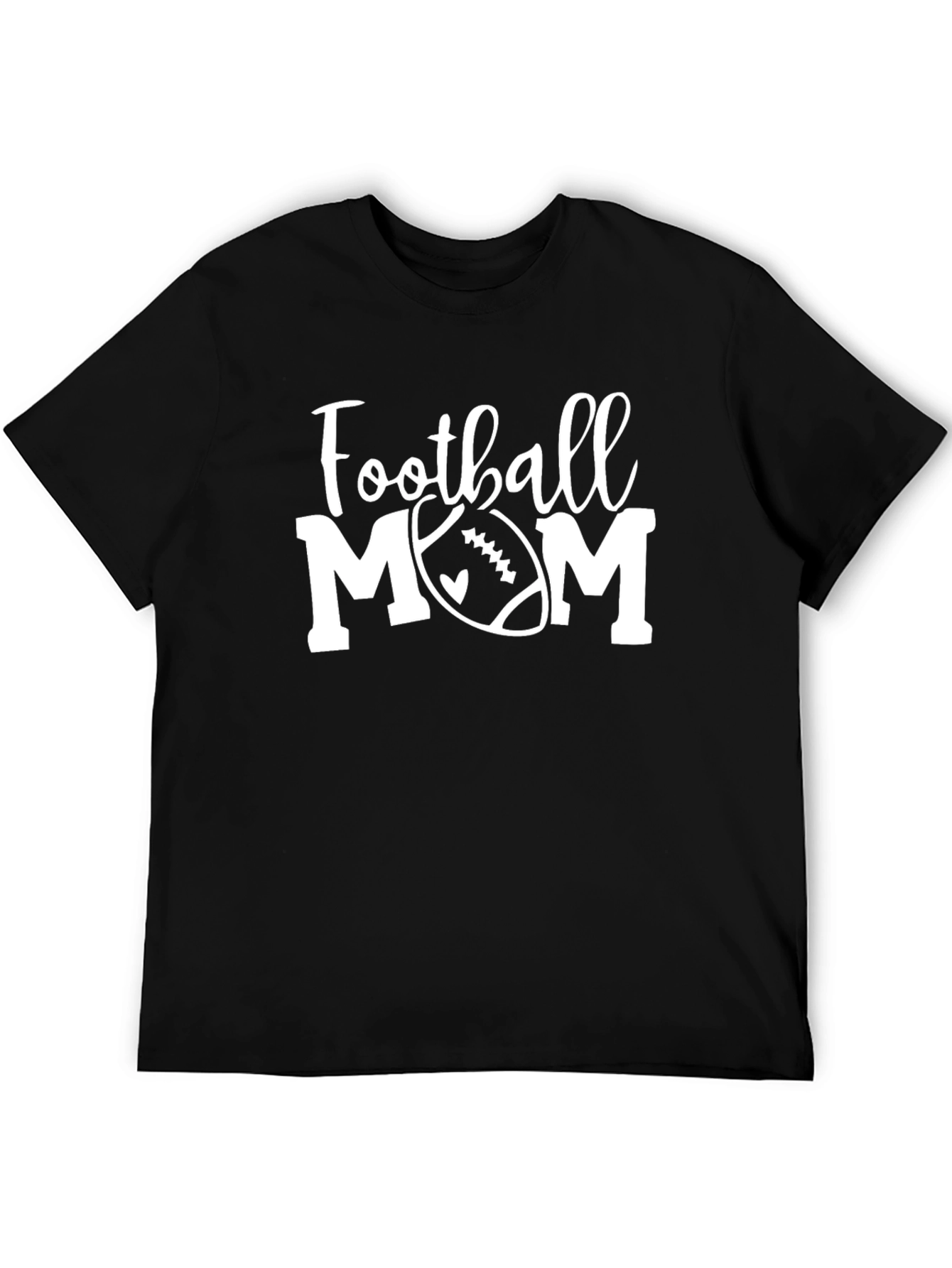 Football Mom T-Shirt - Black