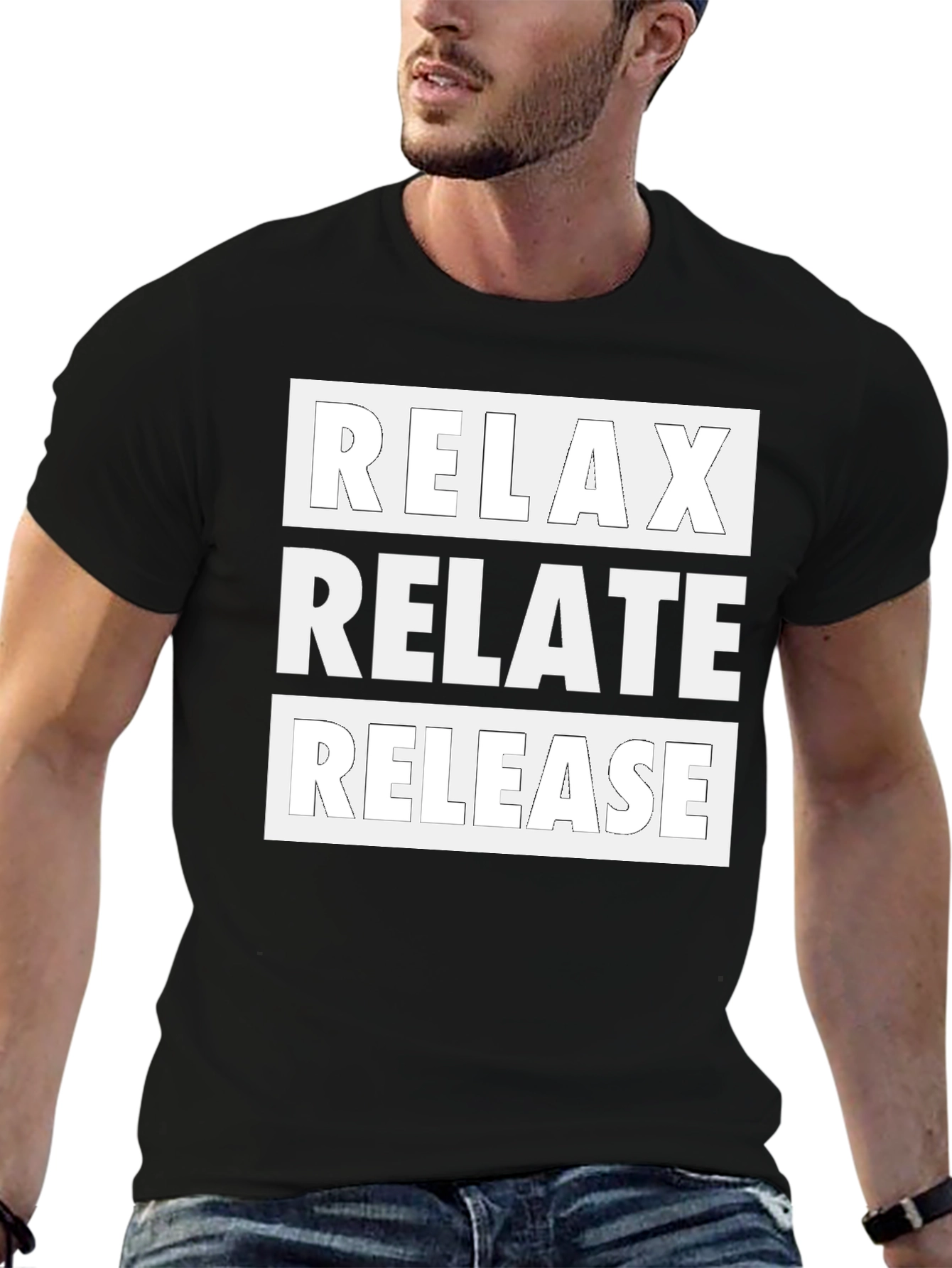 Relax Relate Release Graphic Tee