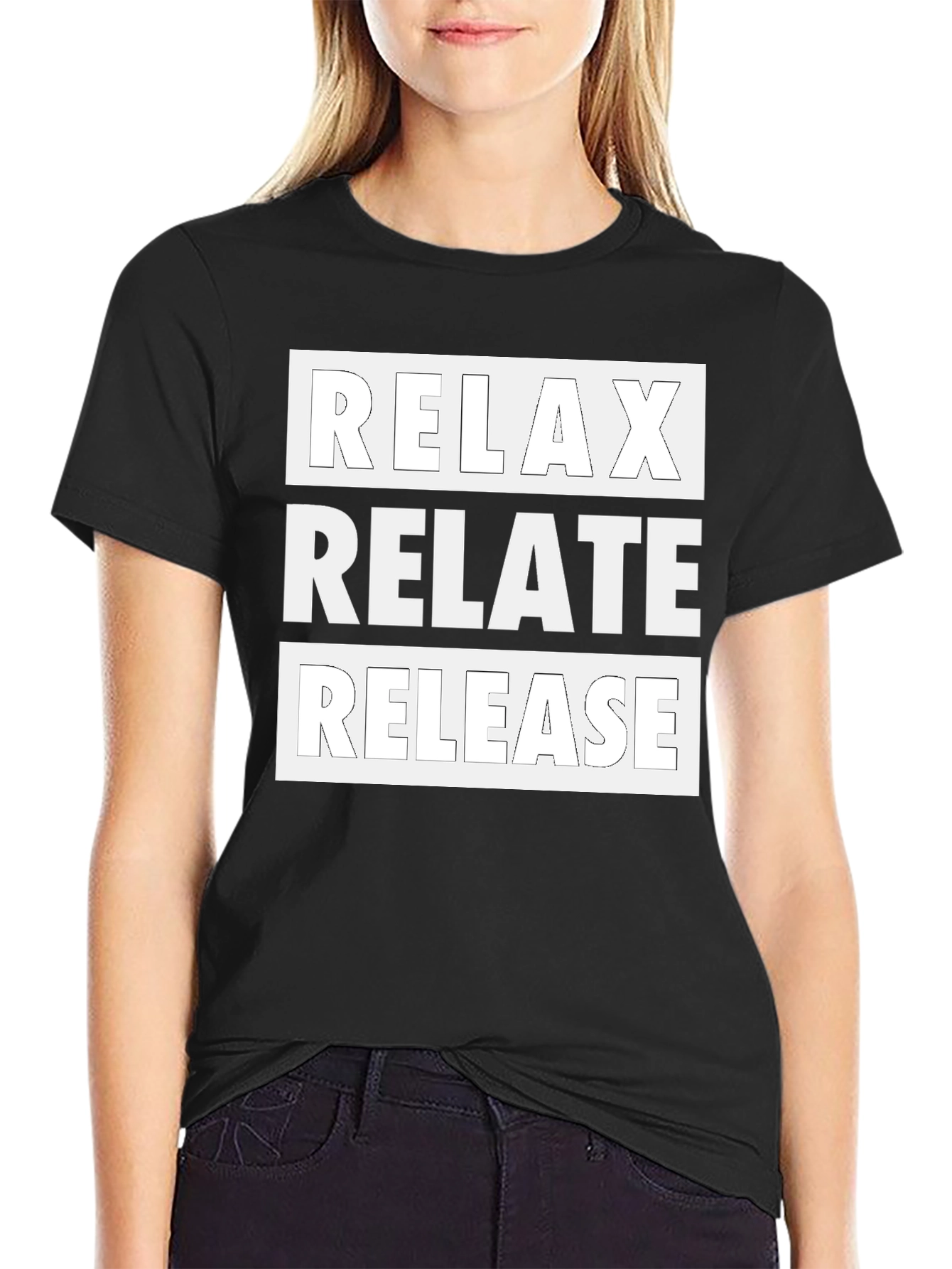 Relax Relate Release Graphic Tee