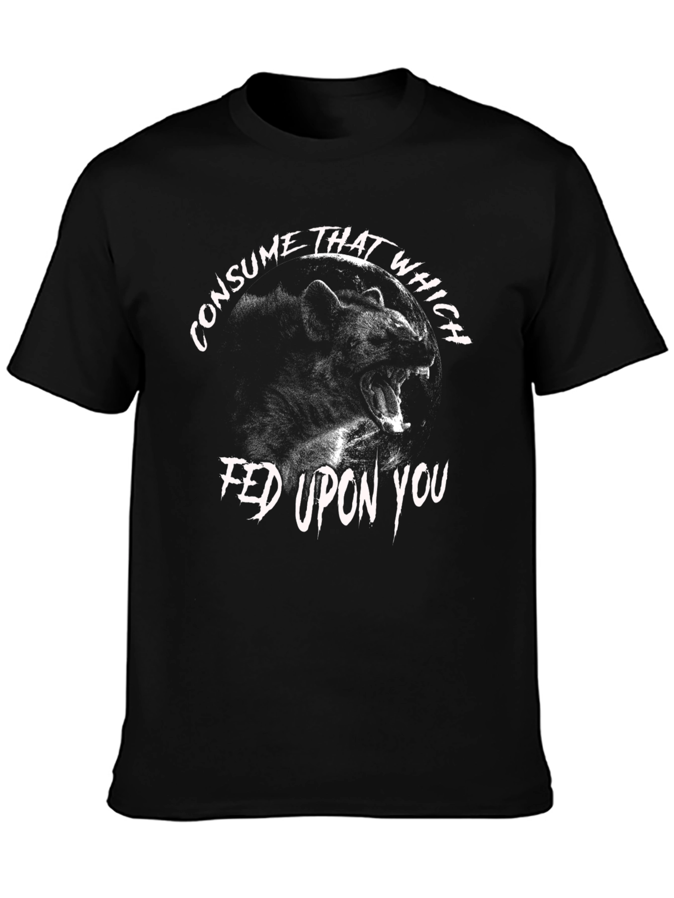Consume That Which Fed Upon You Panther Graphic T-Shirt