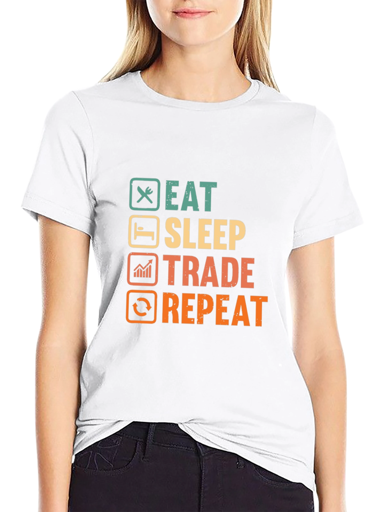 Eat Sleep Trade Repeat T-Shirt