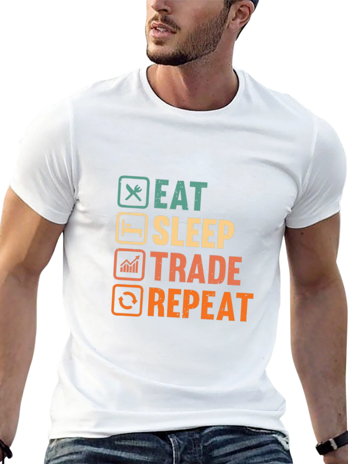 Eat Sleep Trade Repeat T-Shirt